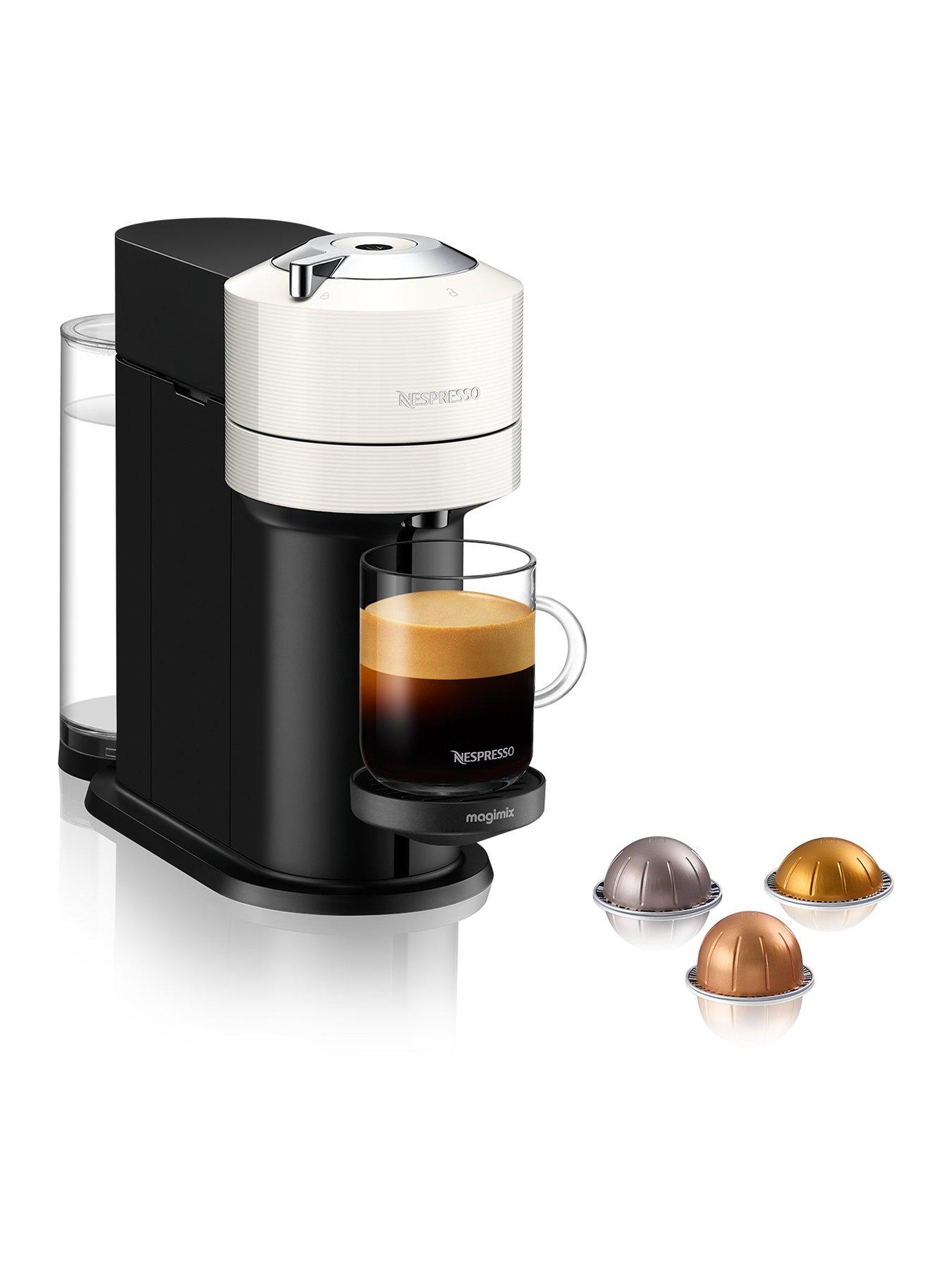 Product photograph of Nespresso Vertuo Next 11706 Coffee Machine By Magimix - White from very.co.uk