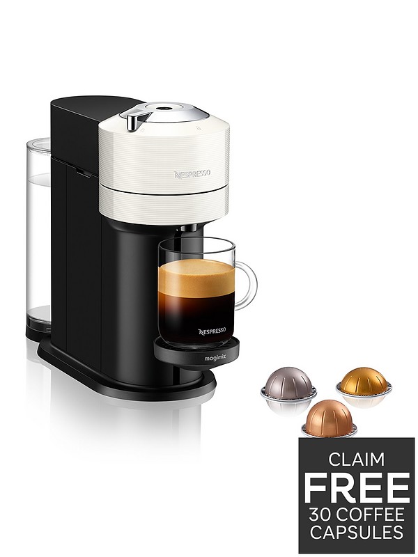 Nespresso Vertuo Next 11706 Coffee Machine by Magimix - White