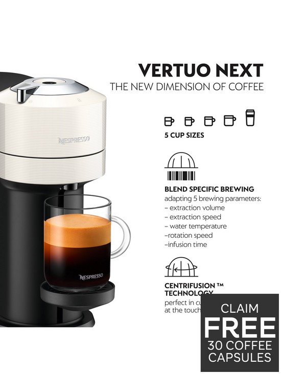 stillFront image of nespresso-vertuo-next-11706-coffee-machine-by-magimix-white