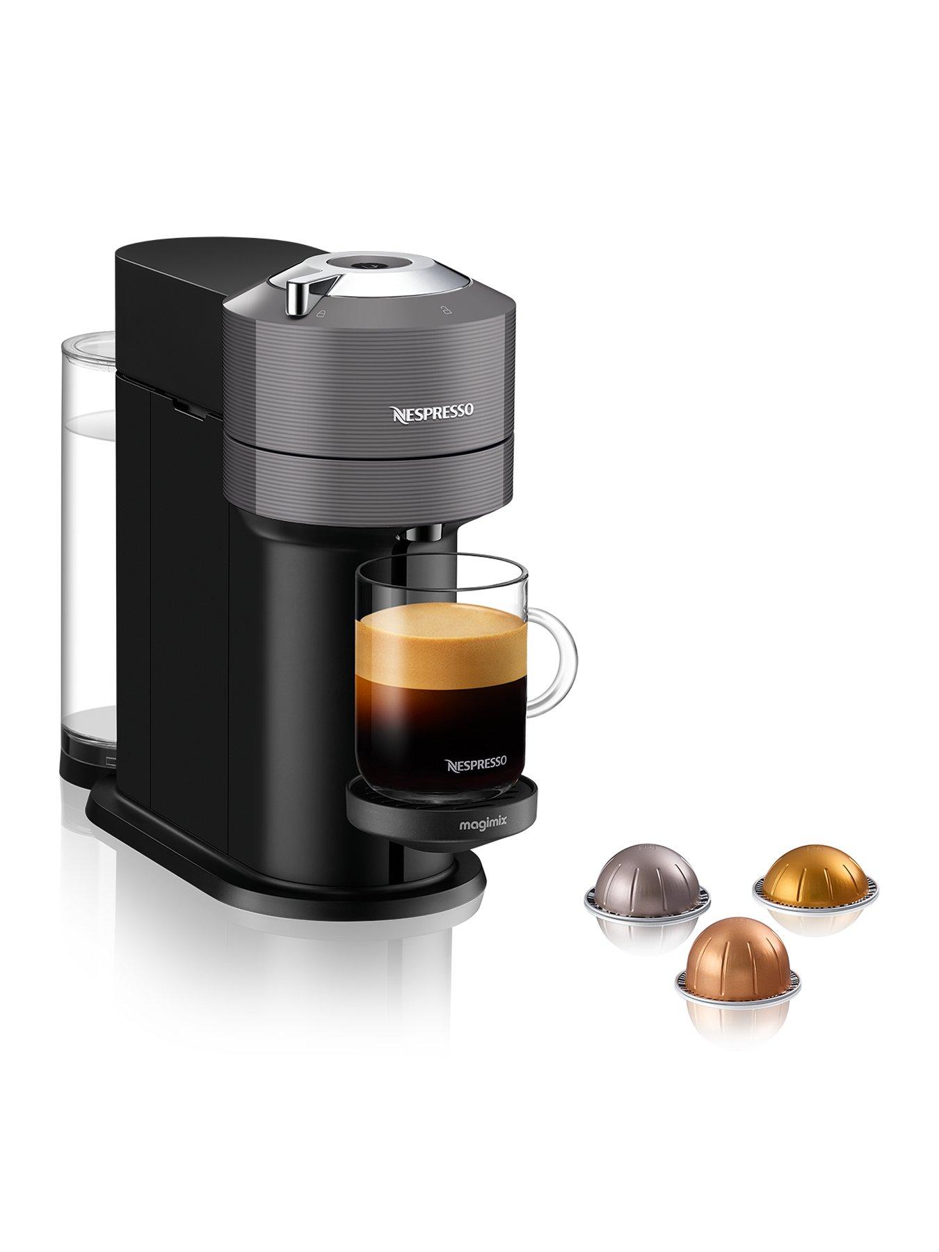Product photograph of Nespresso Vertuo Next 11707 Coffee Machine By Magimix - Dark Grey from very.co.uk