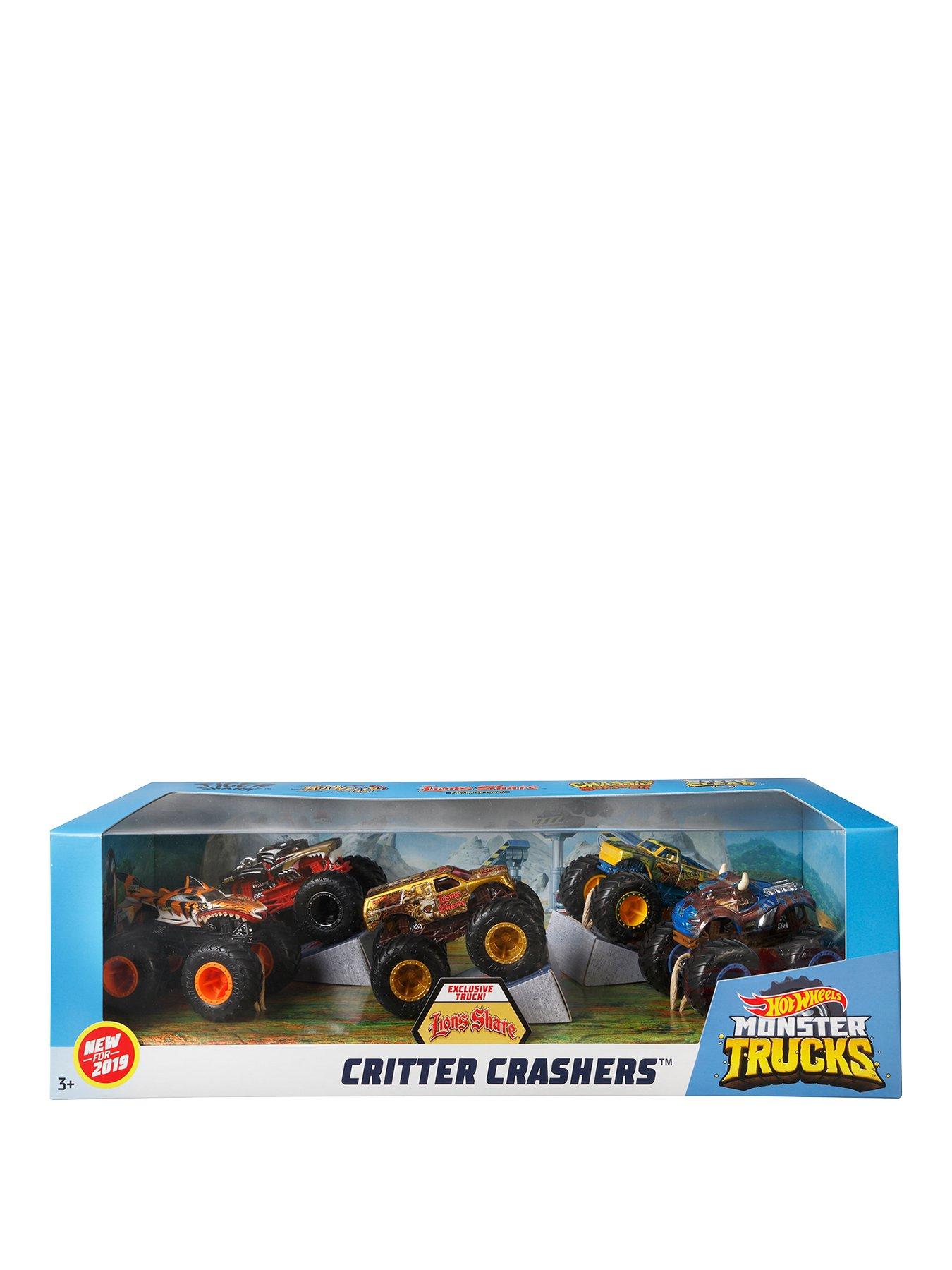 hot wheels monster trucks critter crashers