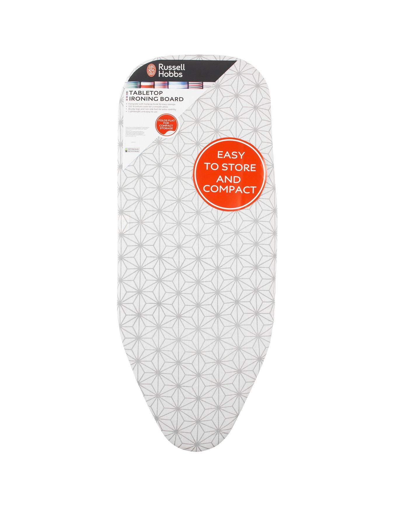 Product photograph of Russell Hobbs Table Top Ironing Board from very.co.uk