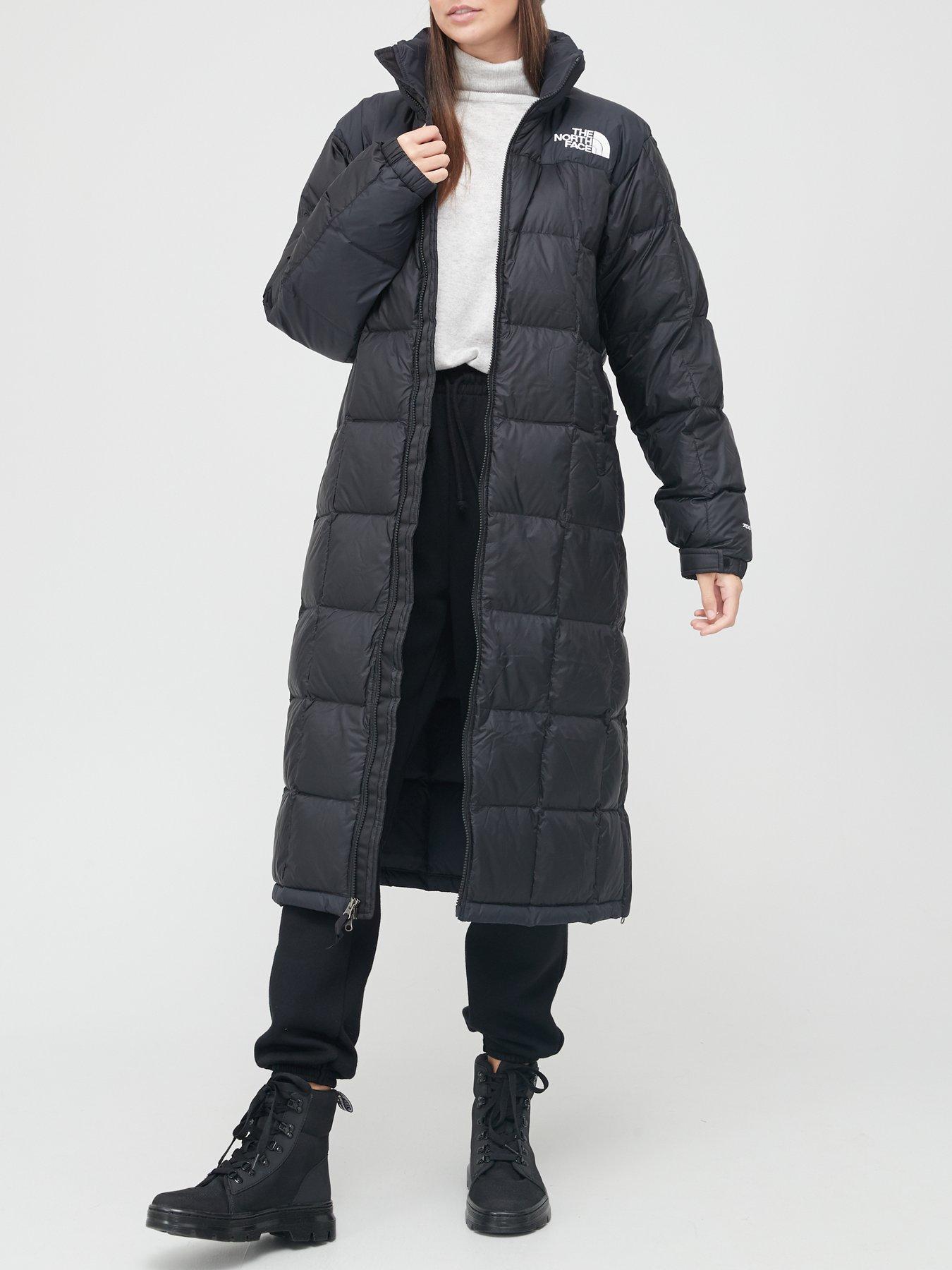 the north face long padded coat
