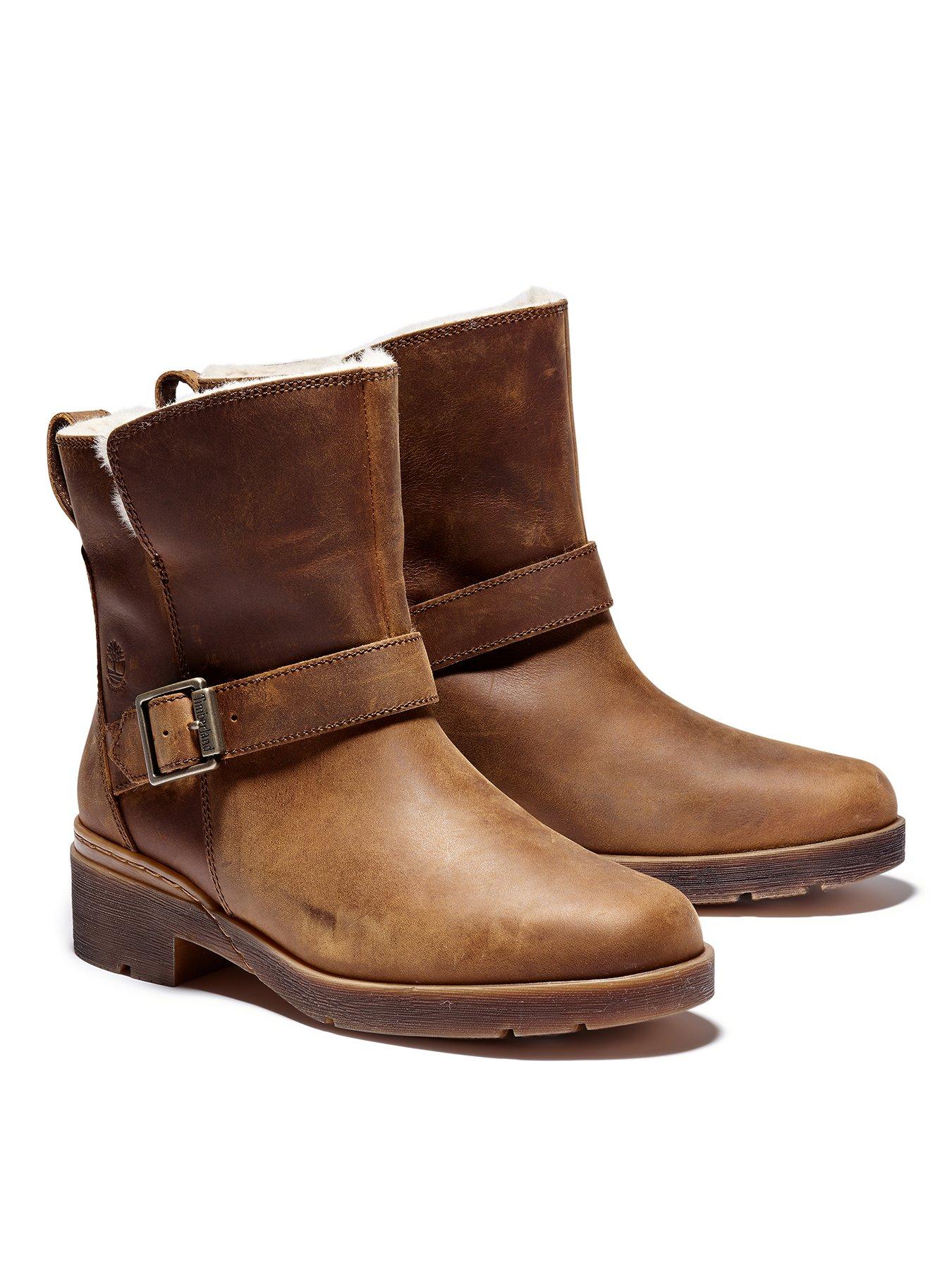 timberland graceyn leather buckle calf boot