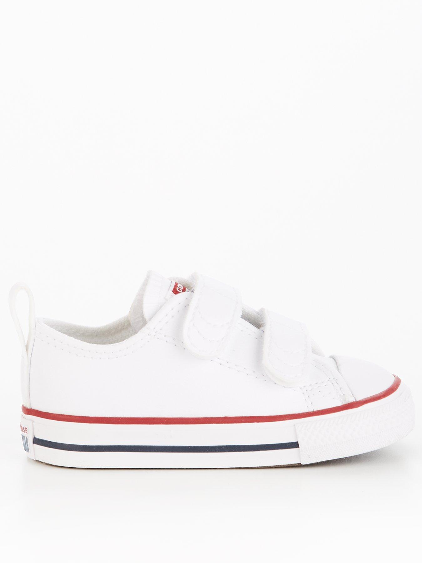 Converse Chuck Taylor All Star 2V Leather Toddler Ox Trainerss - | very.co.uk