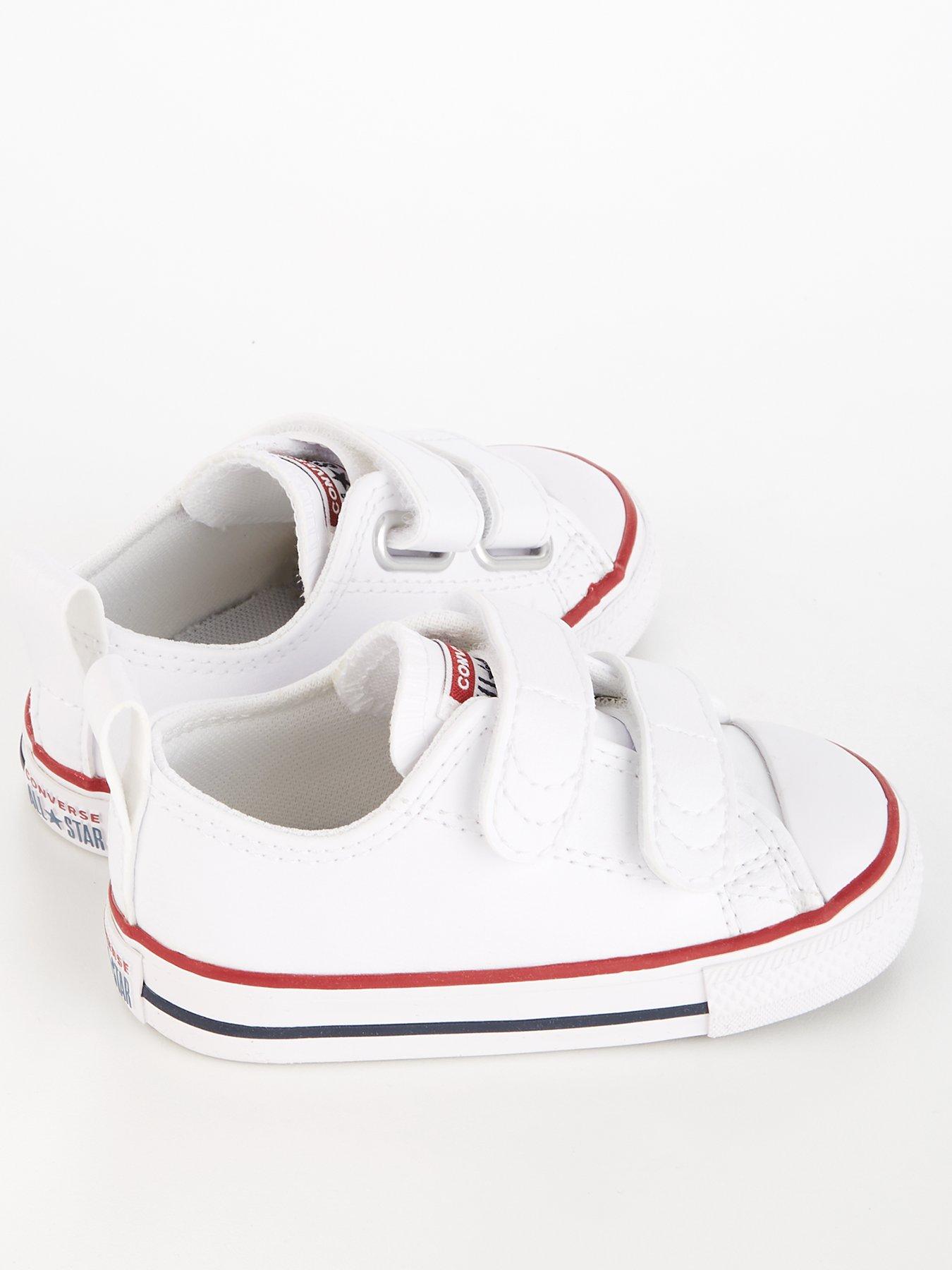 Toddlers deals white converse