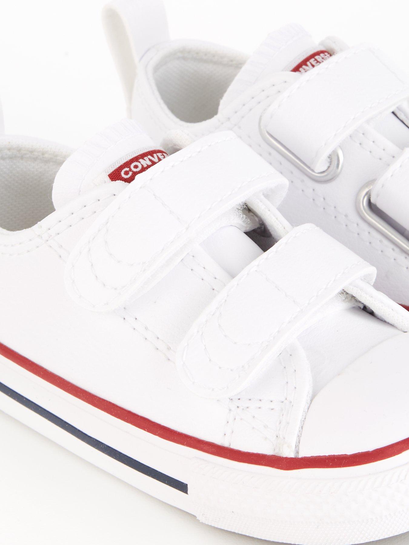 Infant leather converse white online