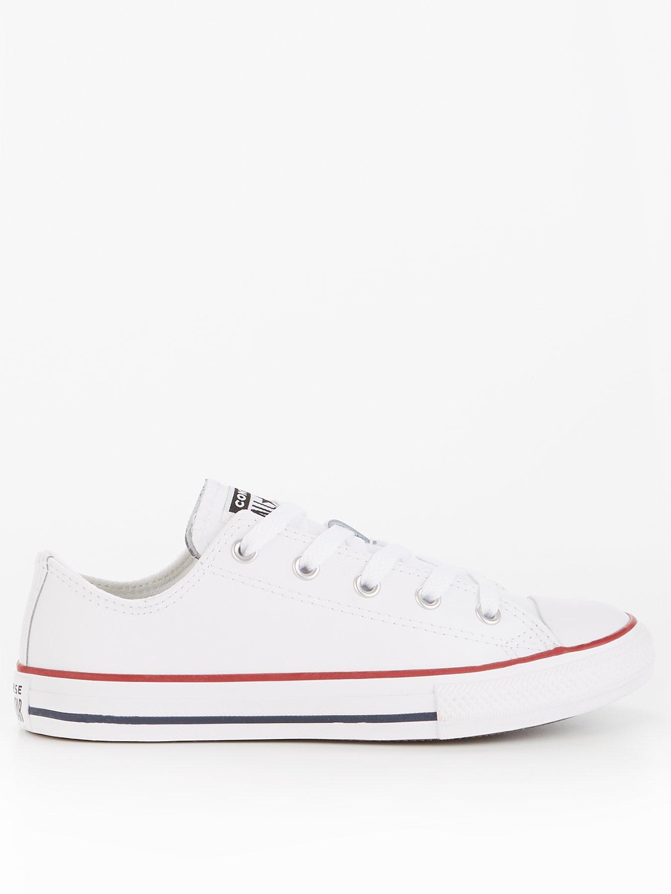 Chuck Taylor All Star Ox Youth Trainer White Red Navy