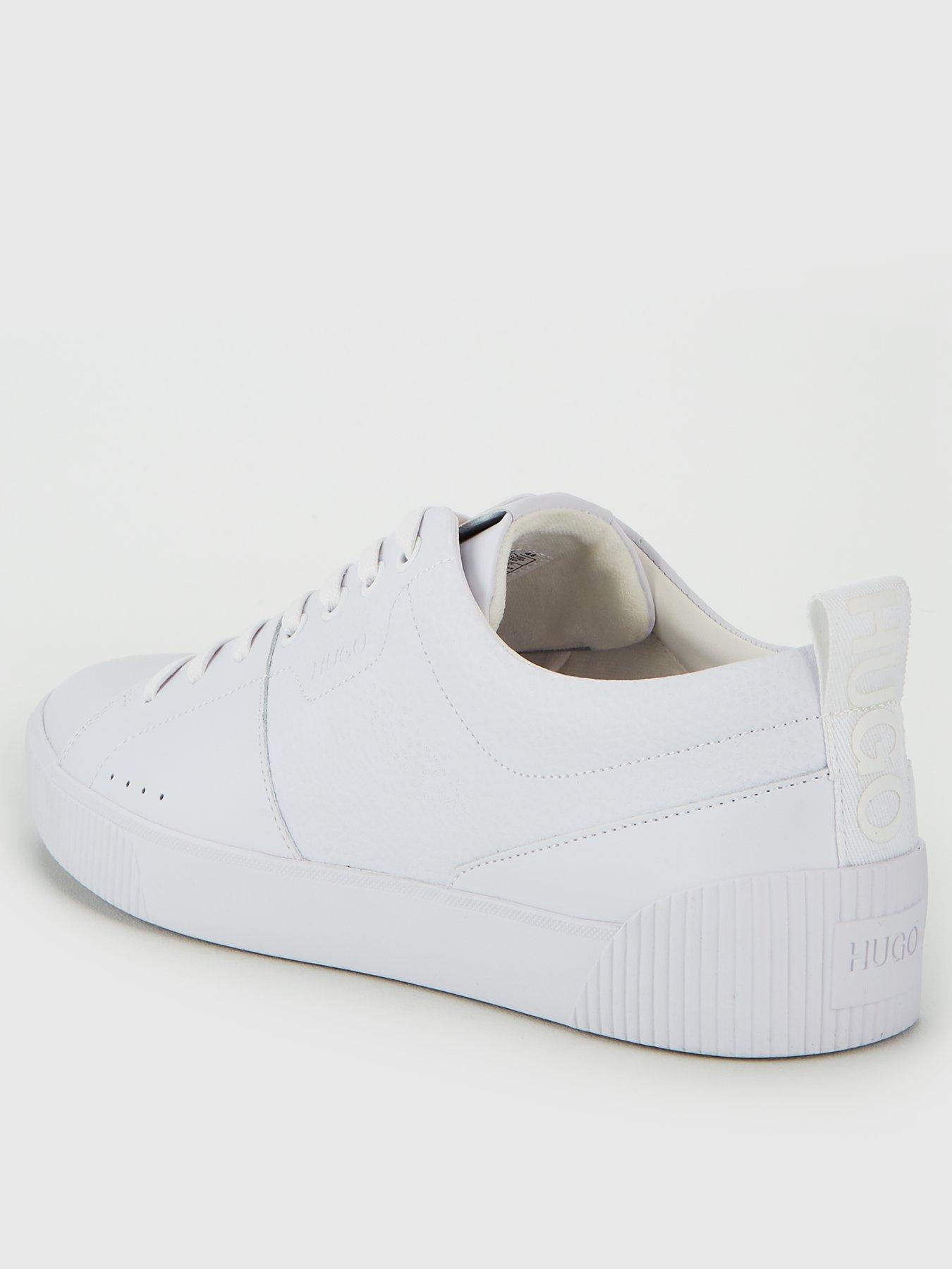 HUGO Zero Ten Leather Trainers - White | very.co.uk