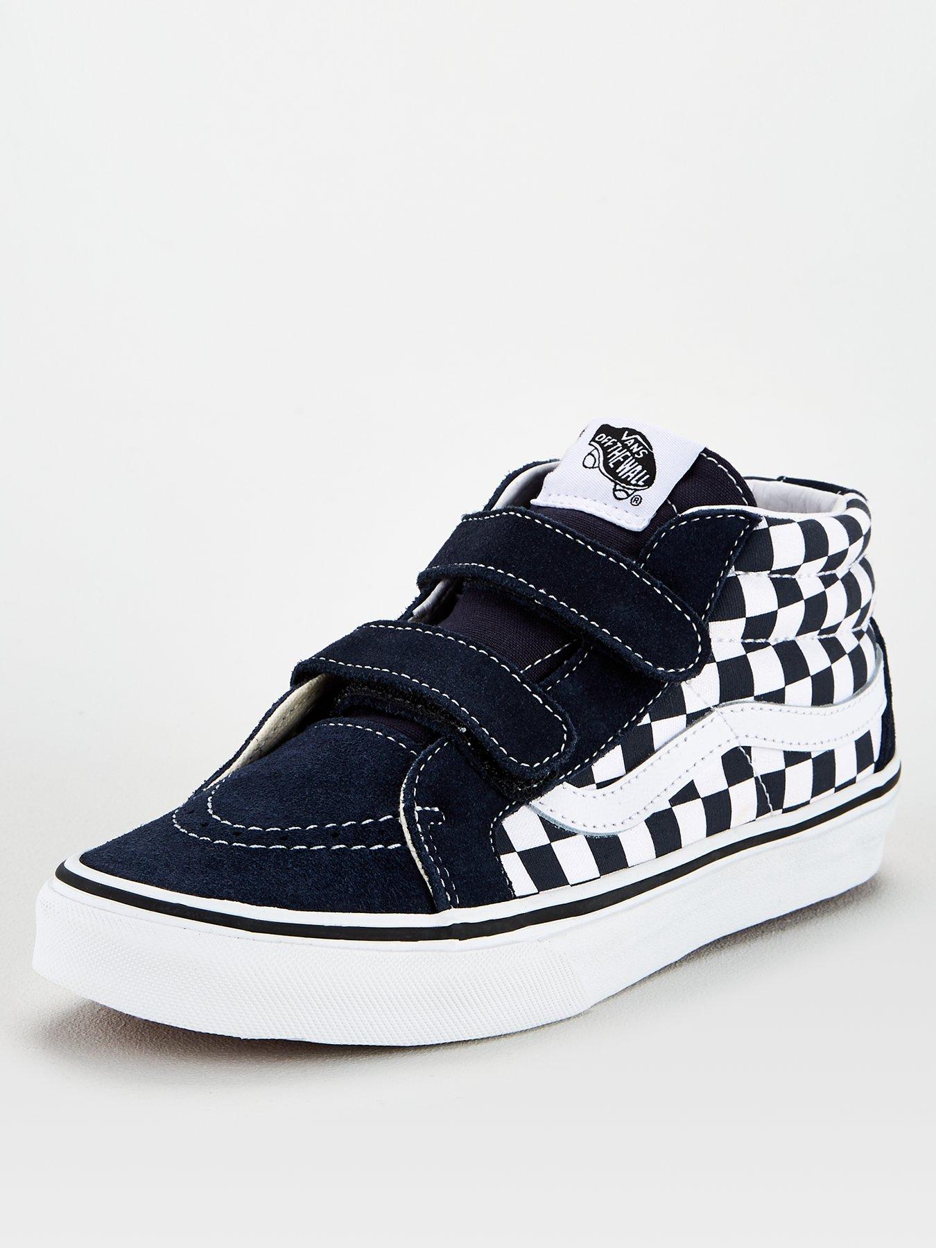 checkerboard vans junior