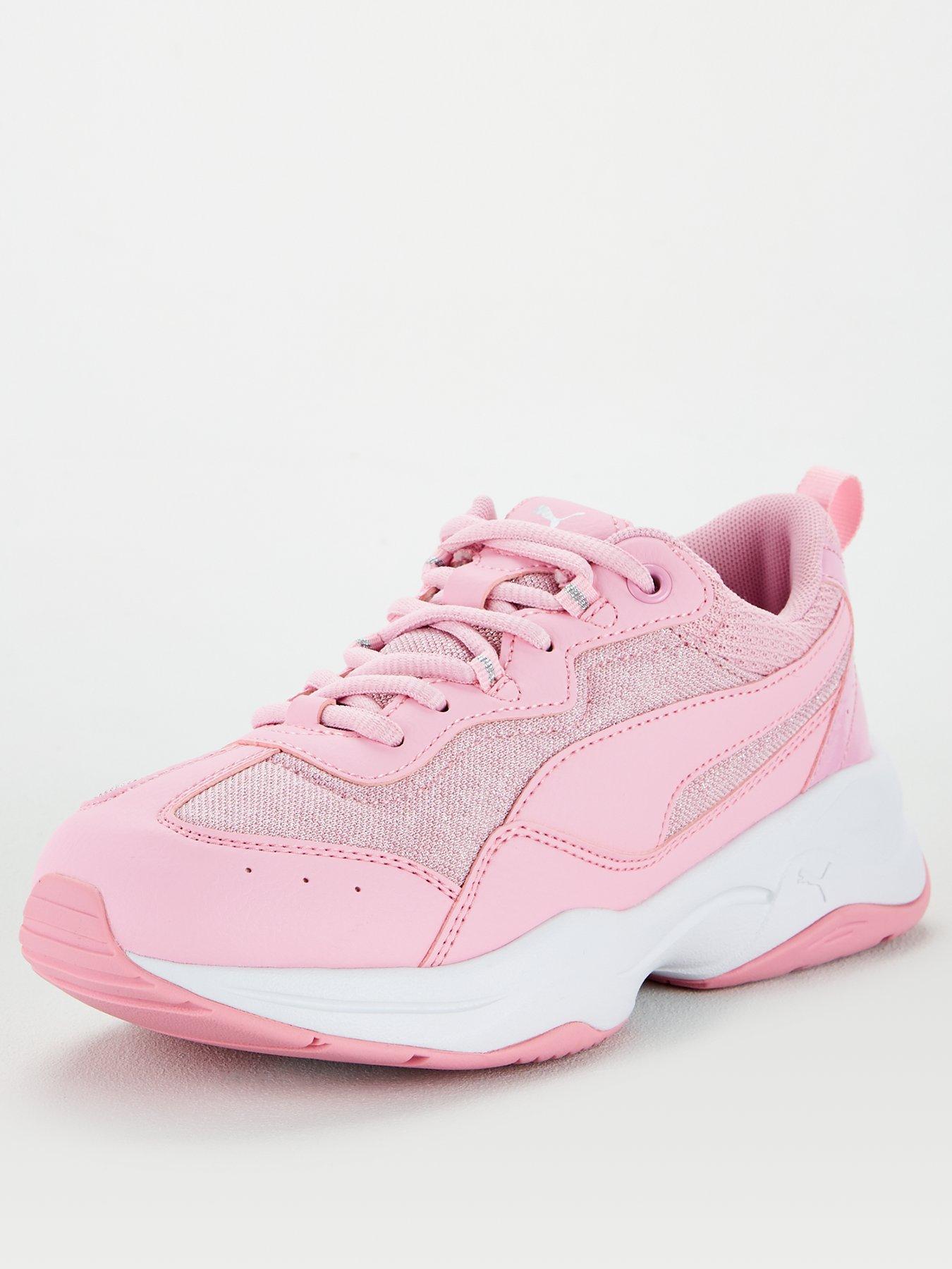 pink glitter puma trainers