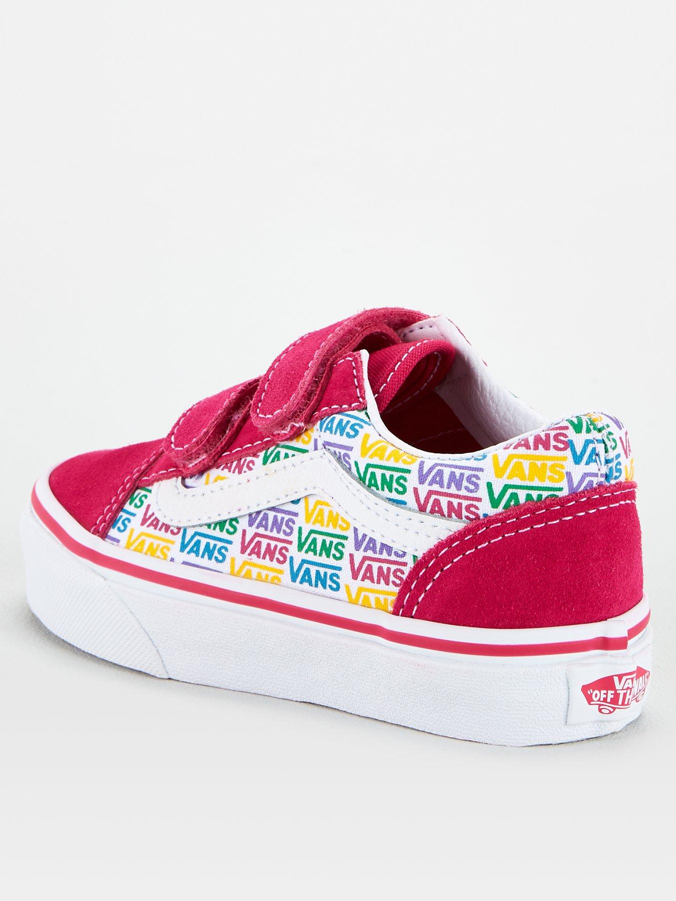 childrens rainbow vans
