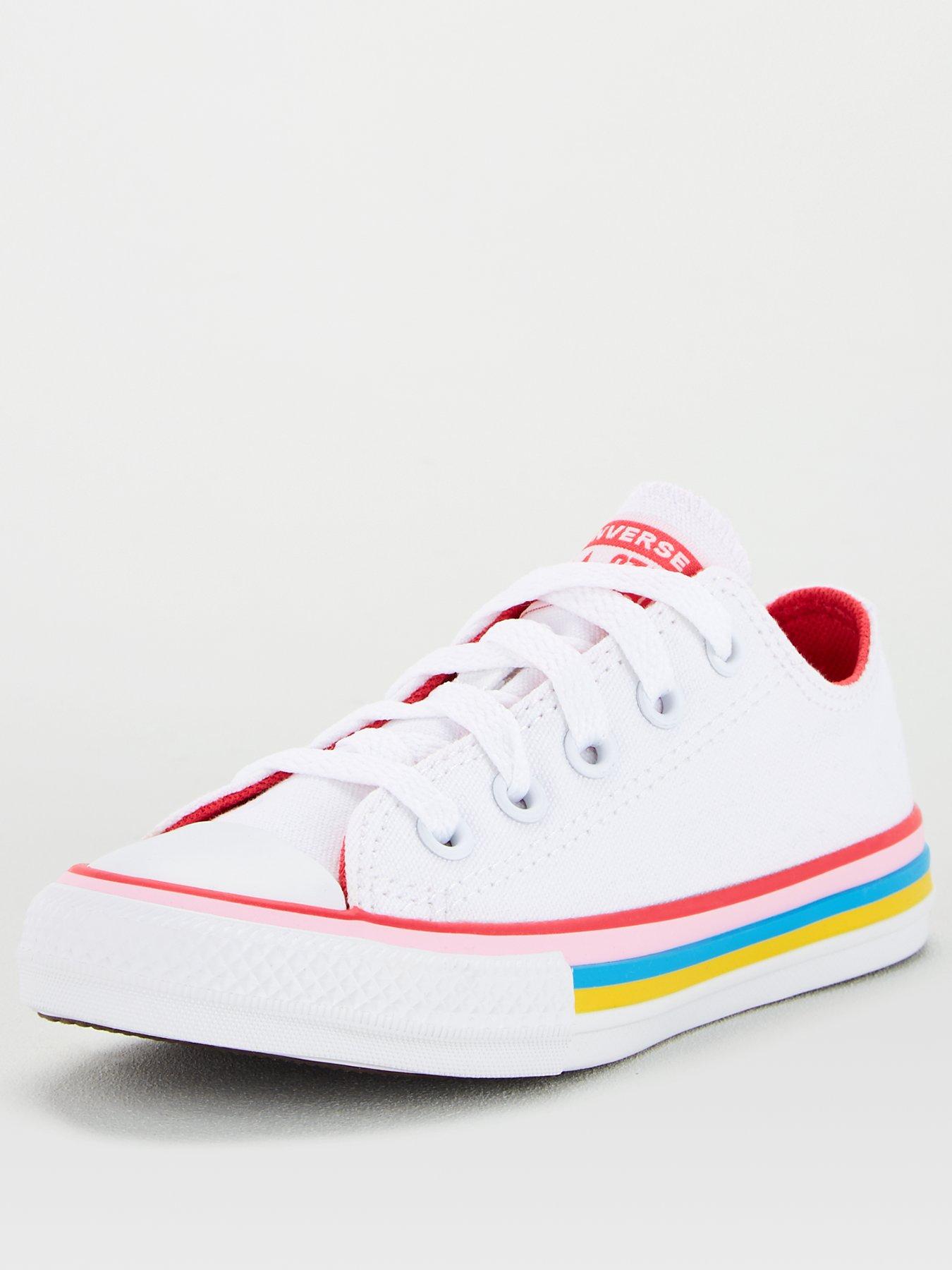 converse all star ox junior pink