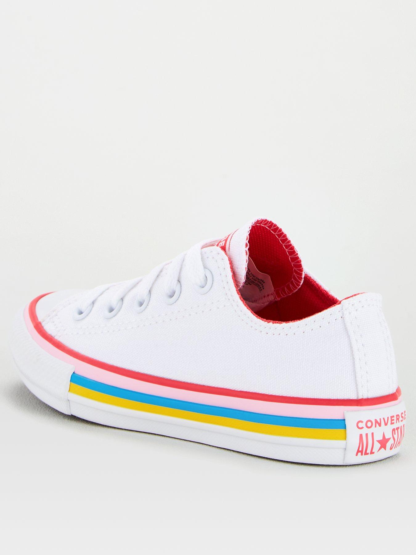 converse all star ox junior pink