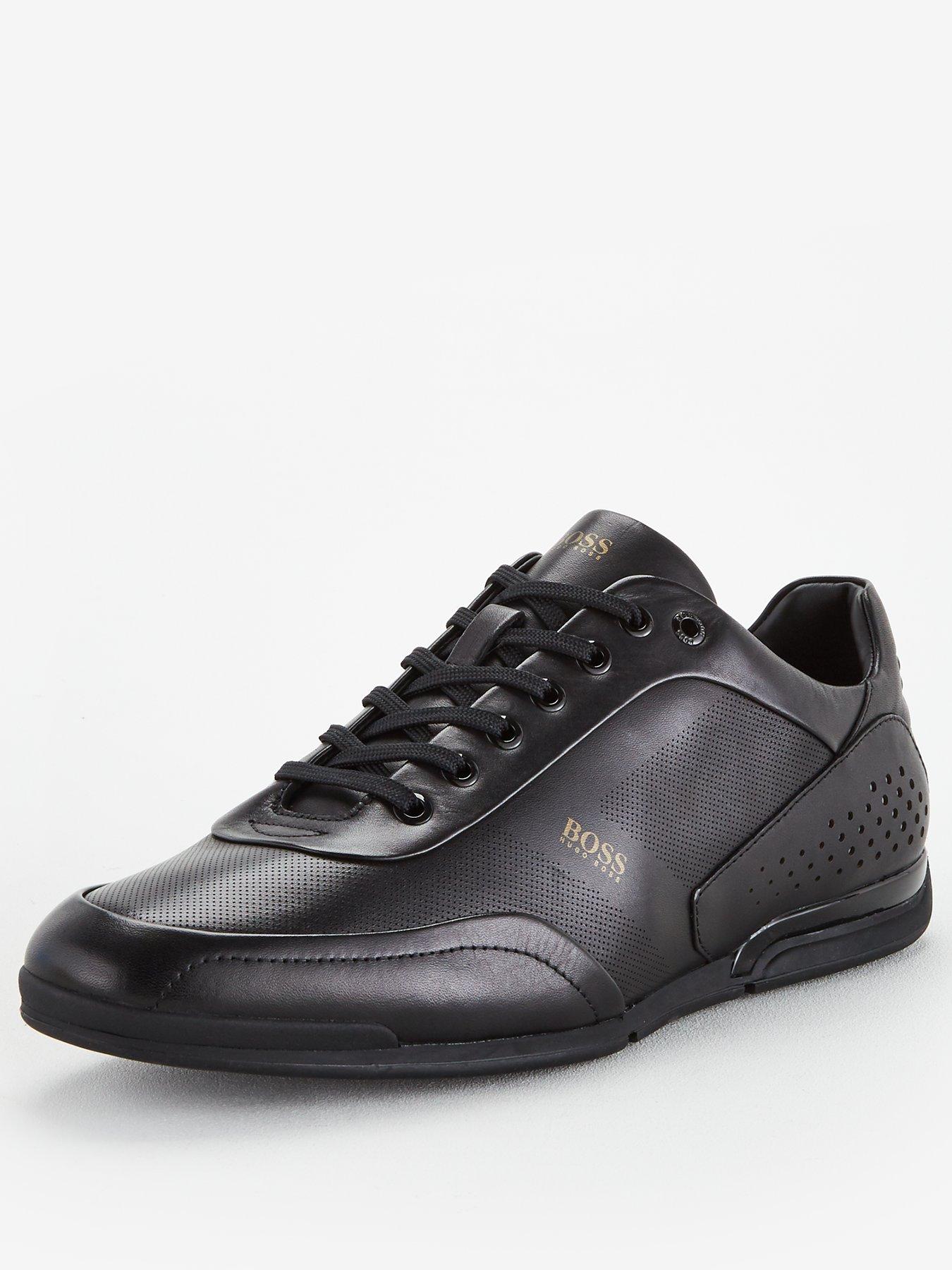 hugo boss saturn low leather trainers