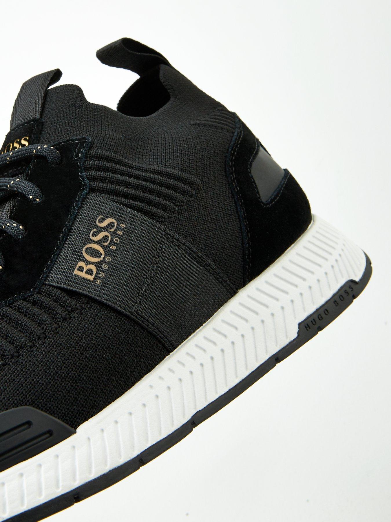 hugo boss black and gold shoes