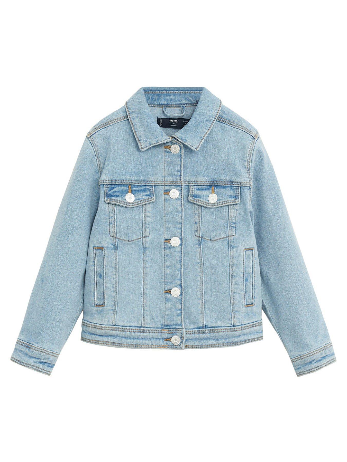 girls light blue denim jacket