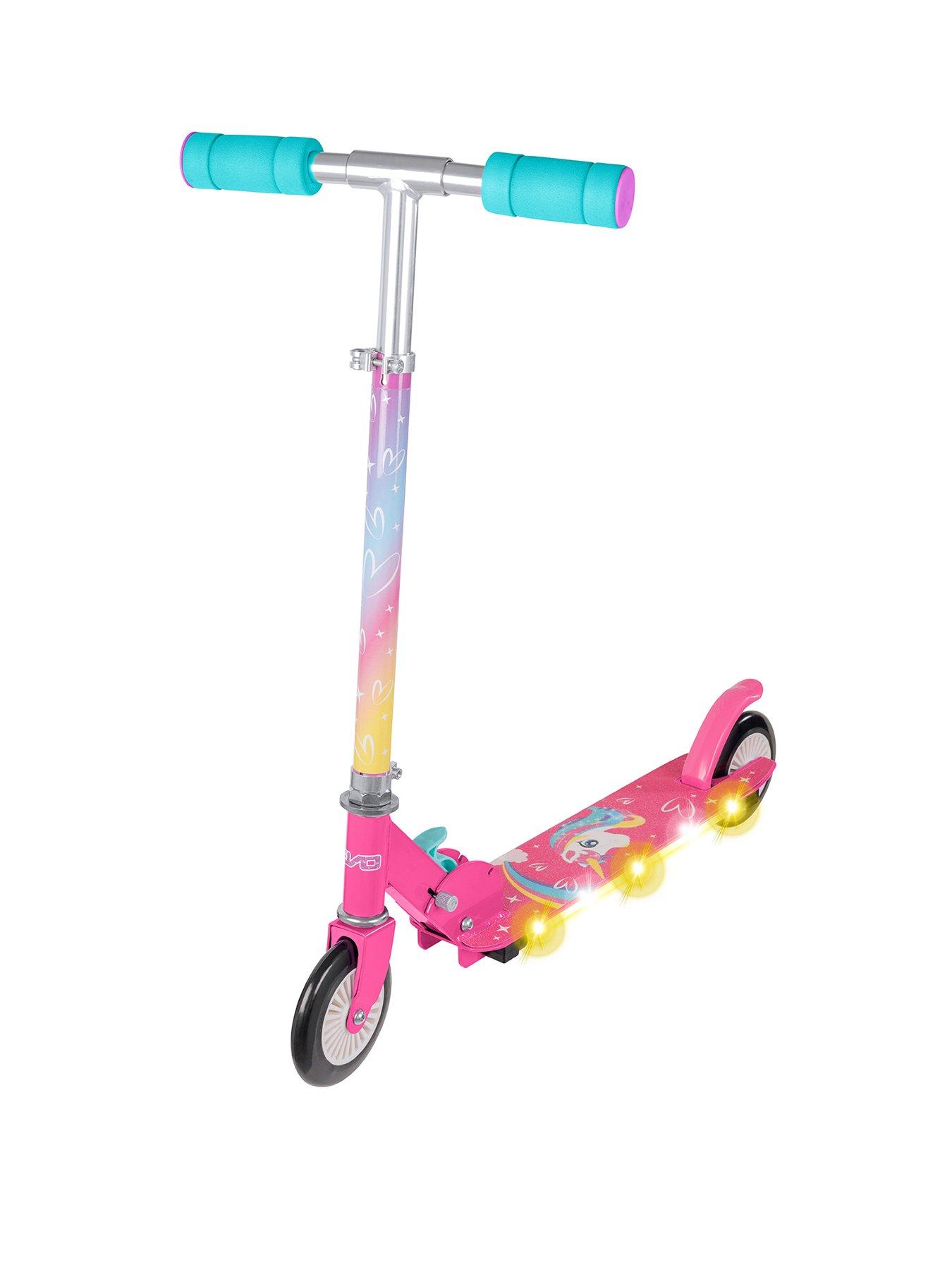 unicorn scooter with light up wheels