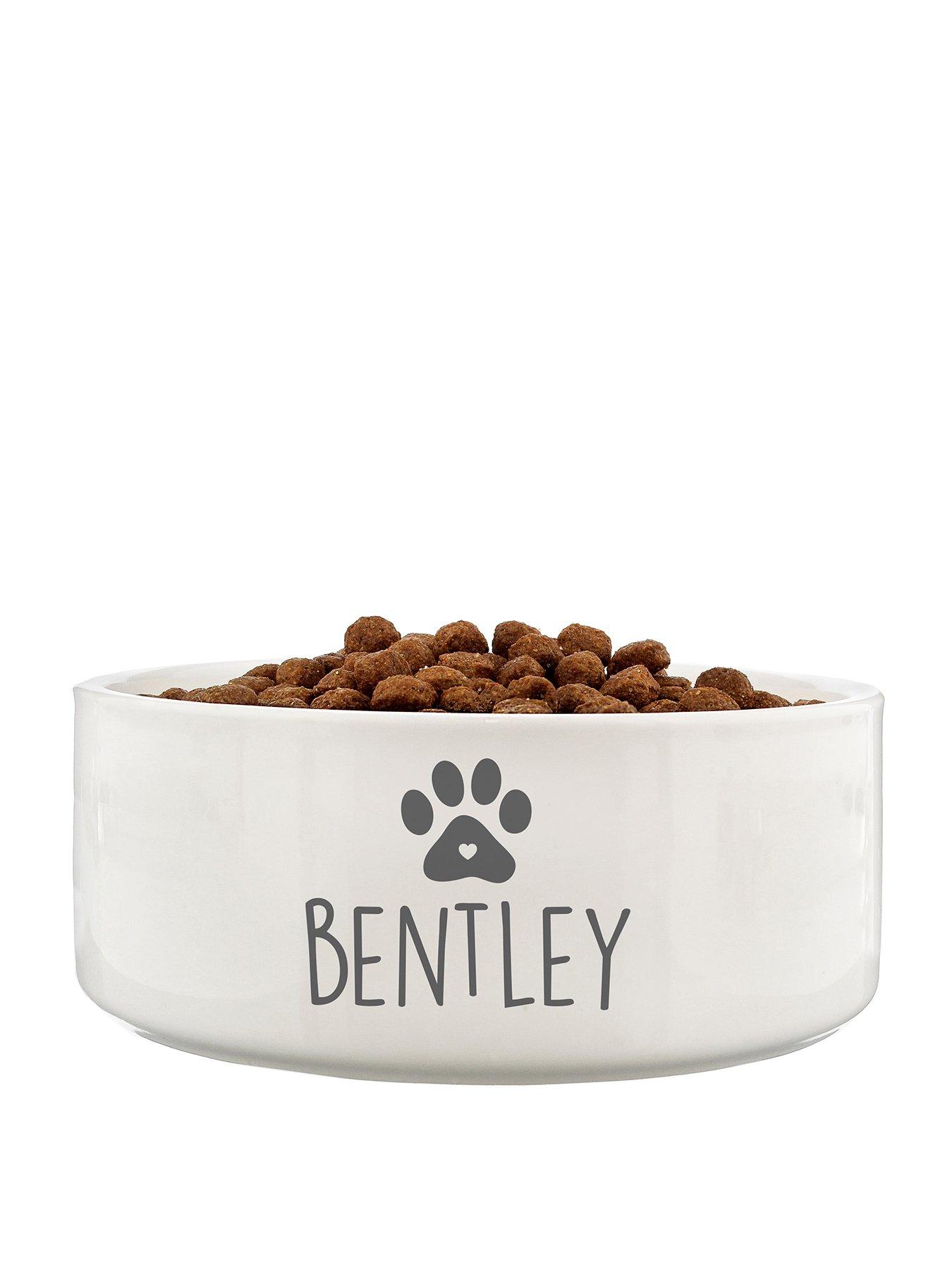 Personalised dog food hot sale bowl