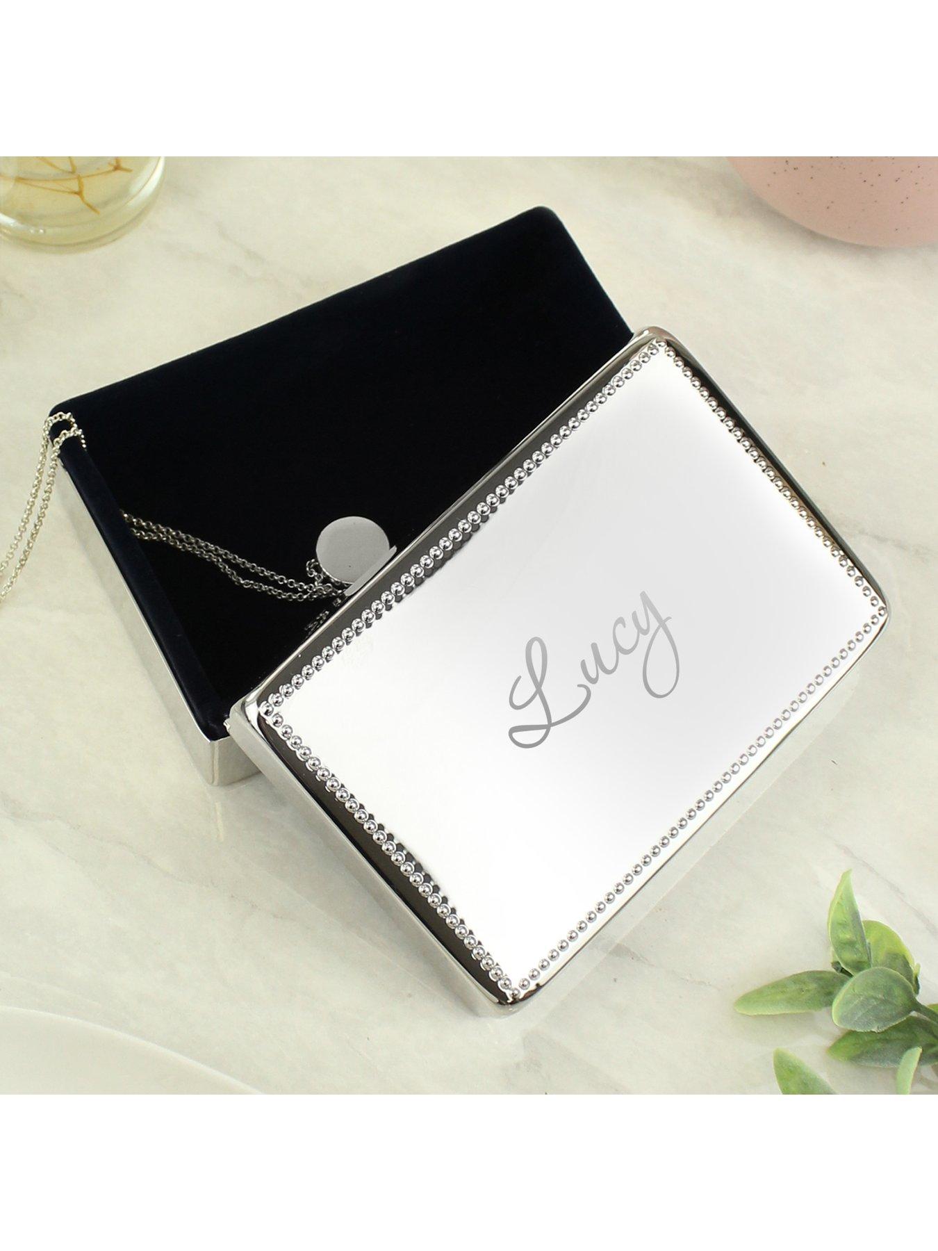 Image 3 of 3 of The Personalised Memento Company Bespoke Rectangular Jewellery Box