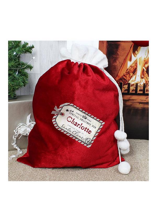 Personalised Special Delivery Tag Christmas Sack | very.co.uk