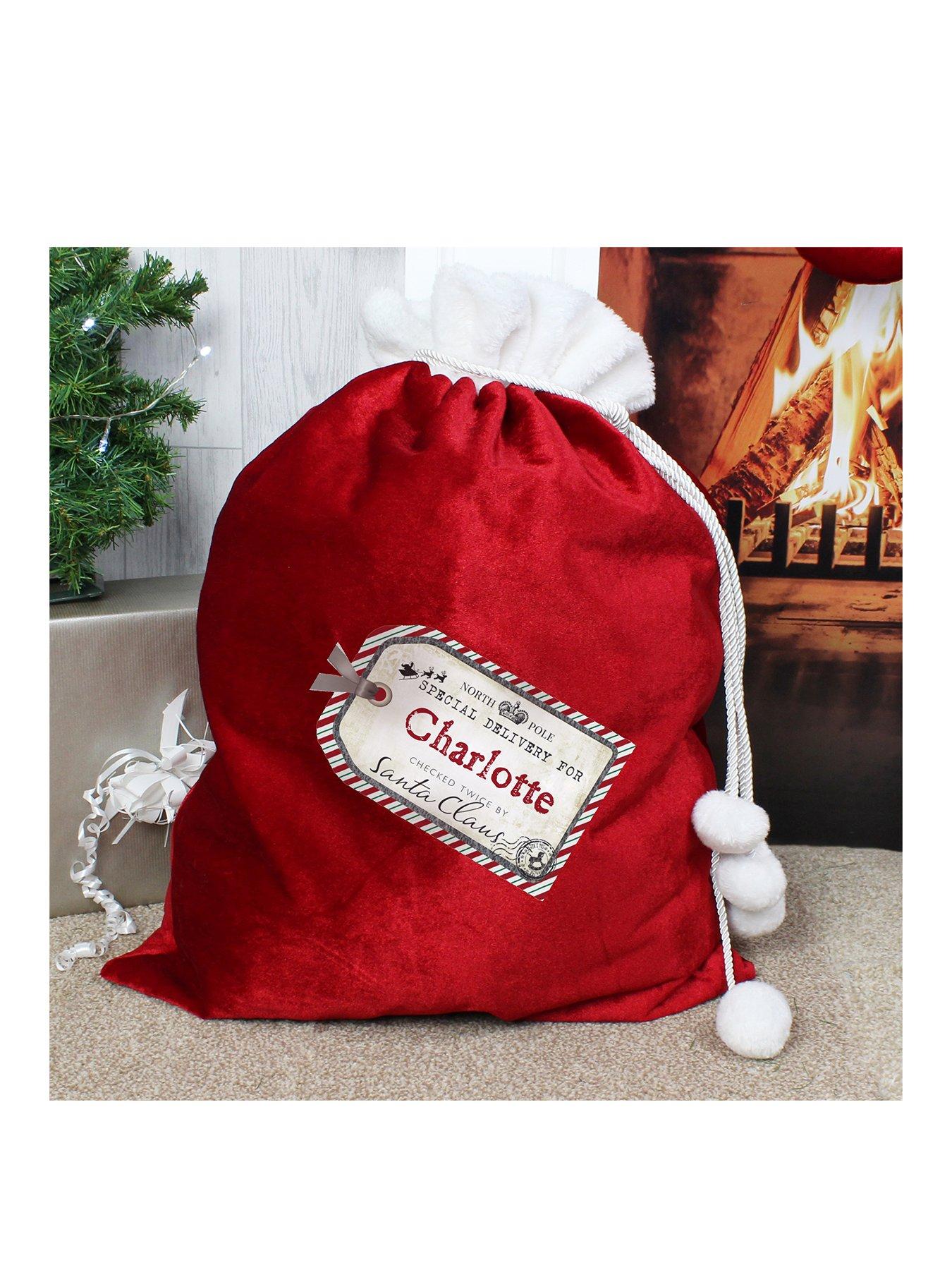 Personalised Special Delivery Tag Christmas Sack