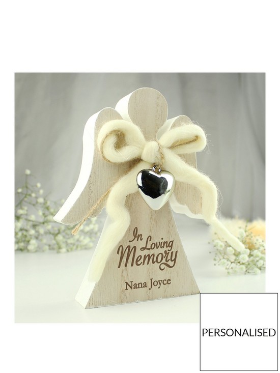 front image of the-personalised-memento-company-personalised-in-loving-memory-wooden-angel