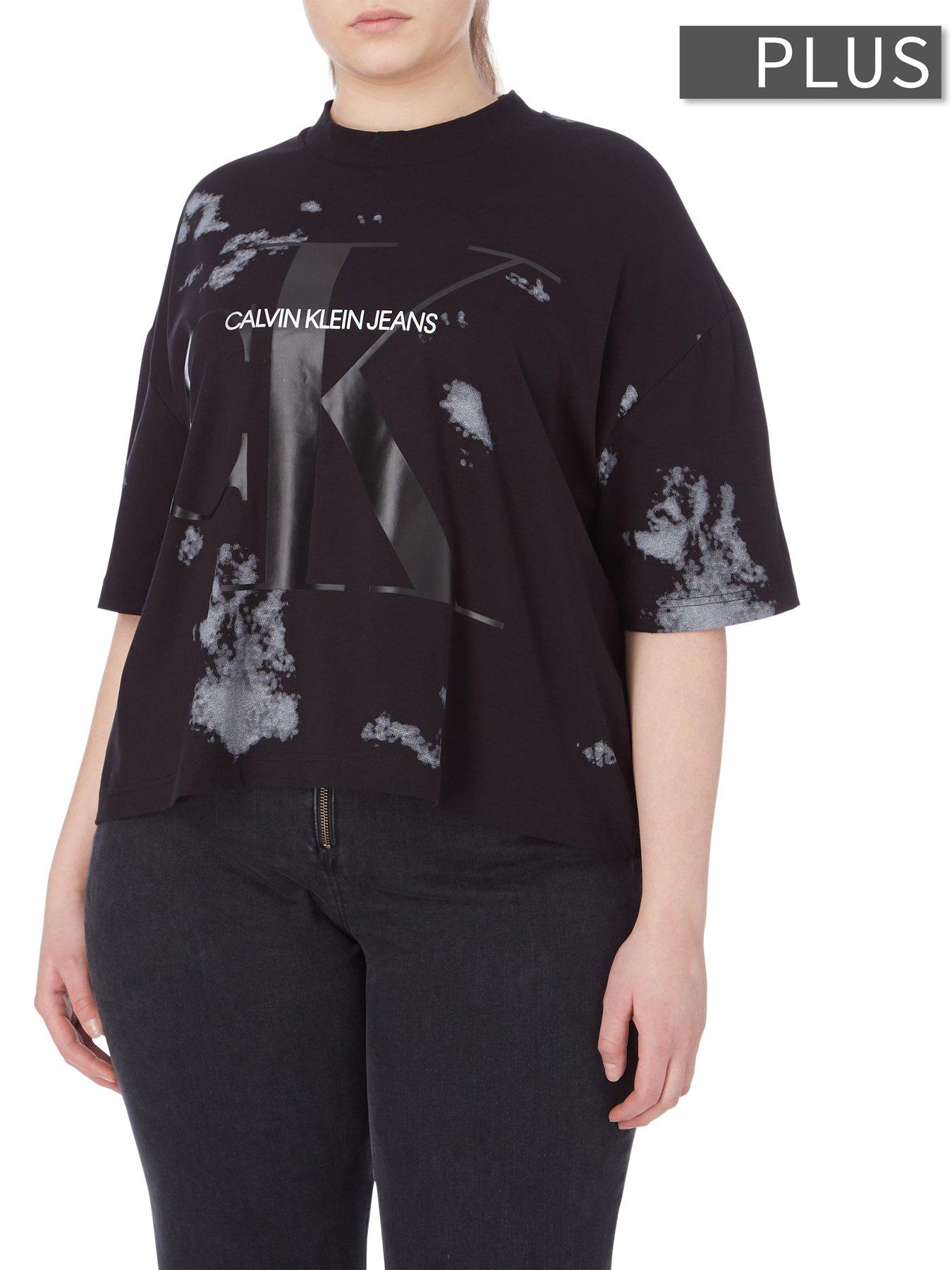 plus size calvin klein t shirt