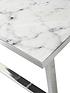  image of very-home-ivy-marble-effect-161-cm-rectangle-dining-table-6-chairs