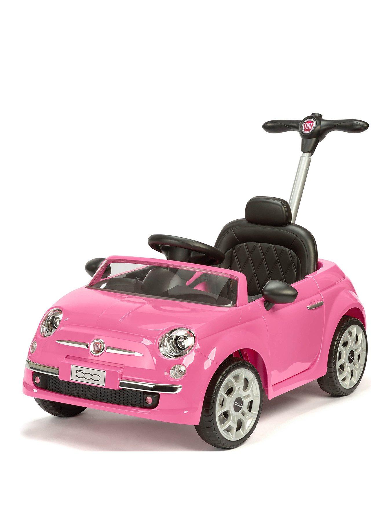 fiat 500 pink ride on