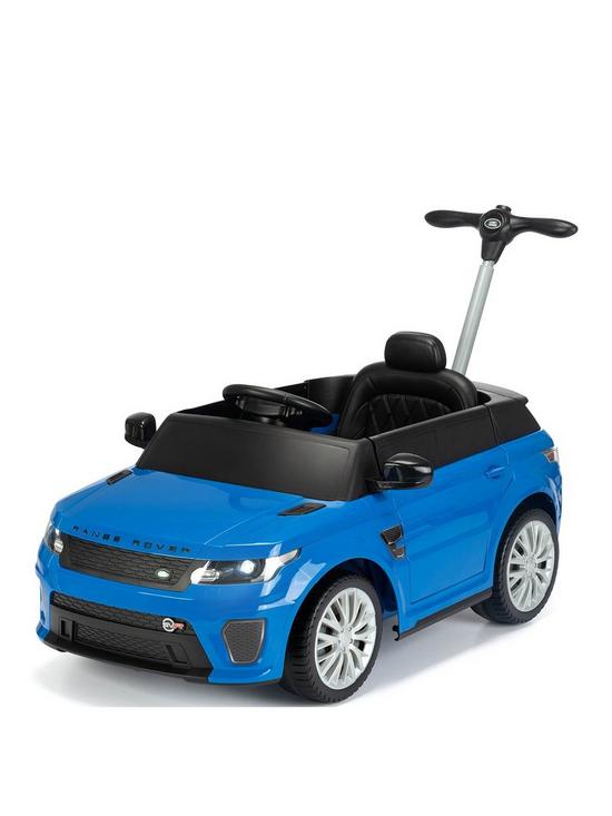 front image of xootz-range-rover-6v-electric-ride-on-push-car