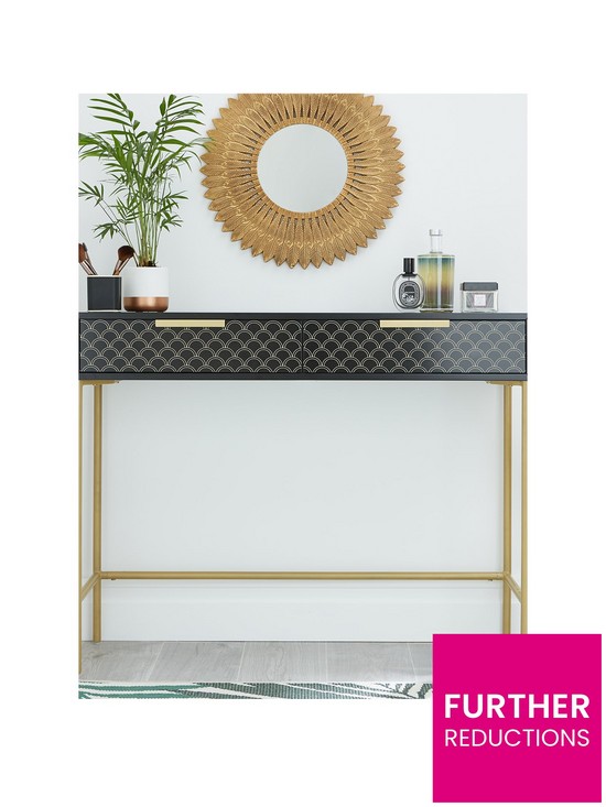 front image of botanist-console-table