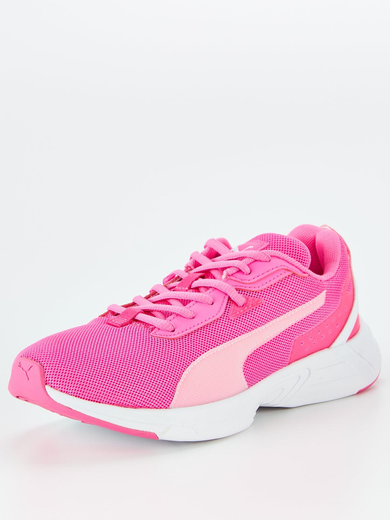 puma trainers white and pink