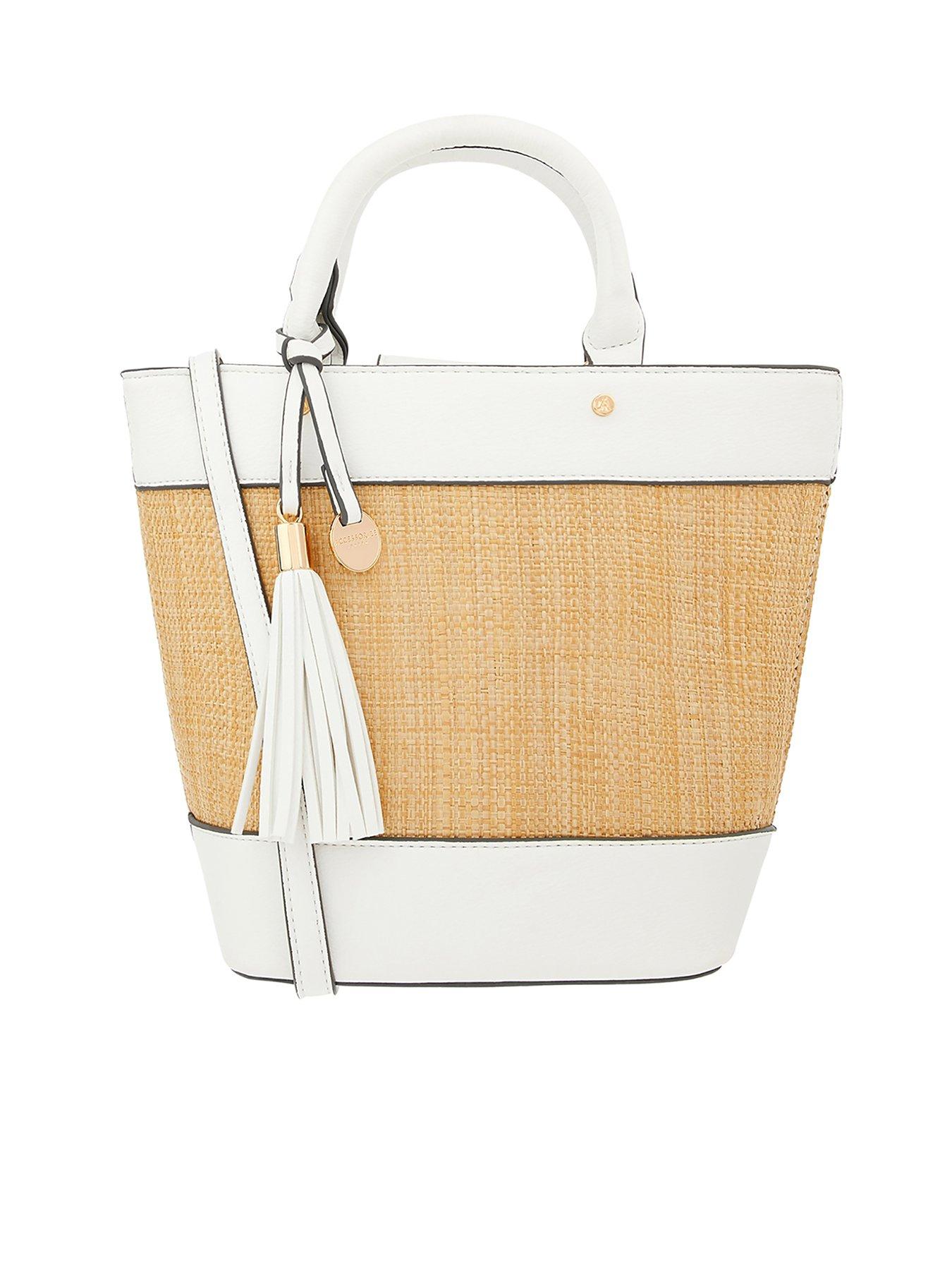 accessorize striped bag