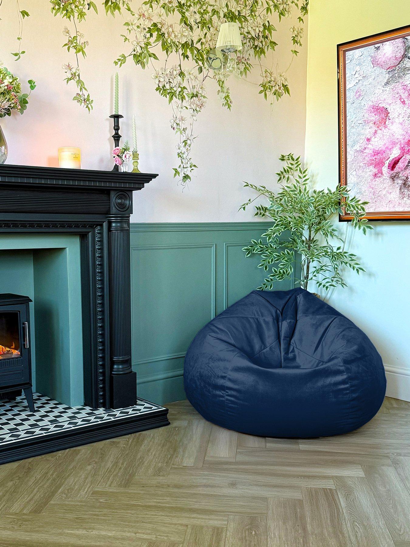 rucomfy: Slouchbag Velvet Beanbag