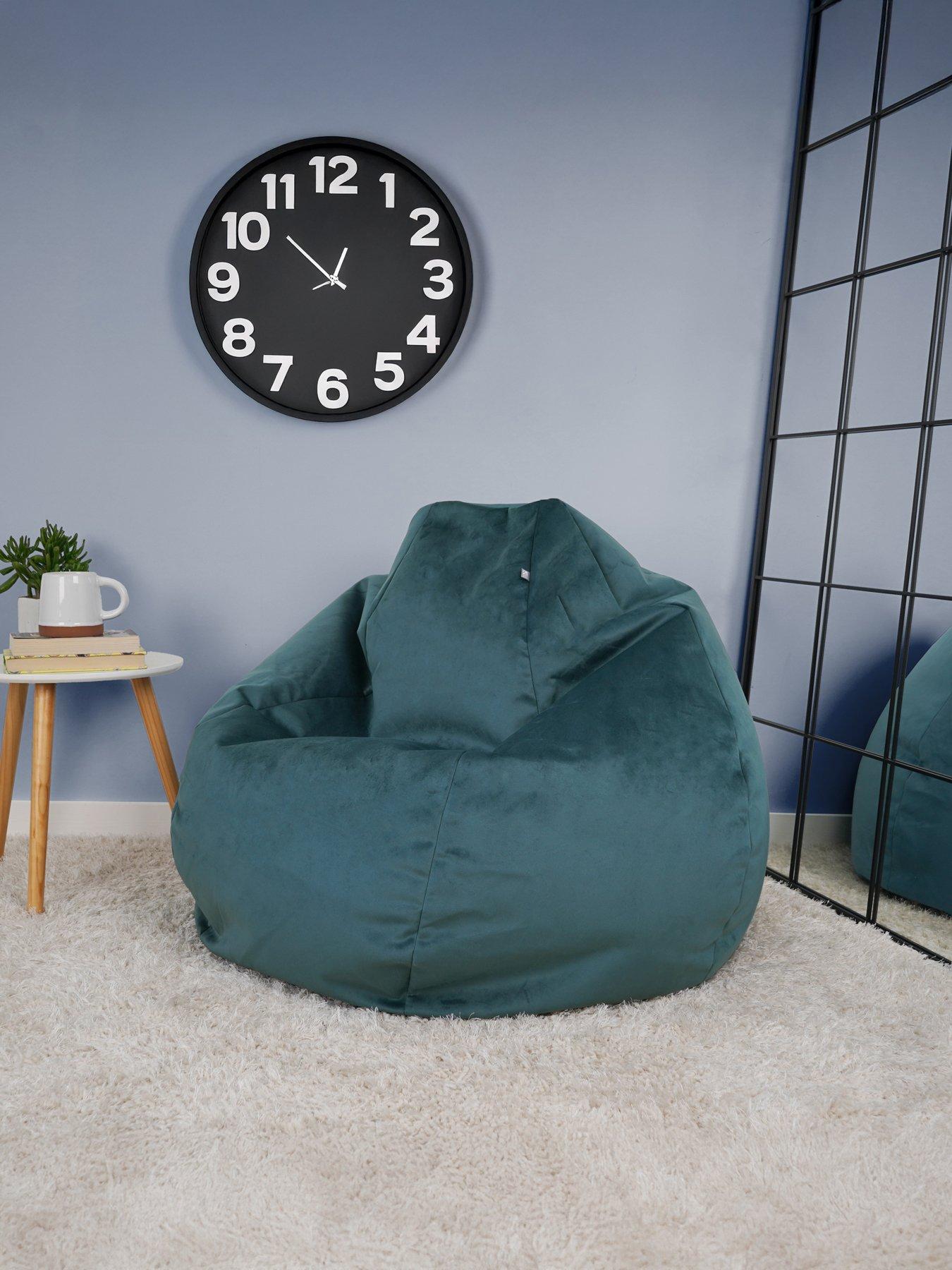 rucomfy Slouchbag Velvet Beanbag