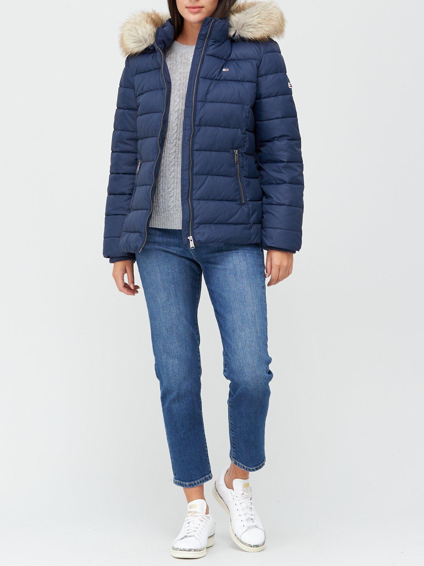 tommy jeans hooded coat