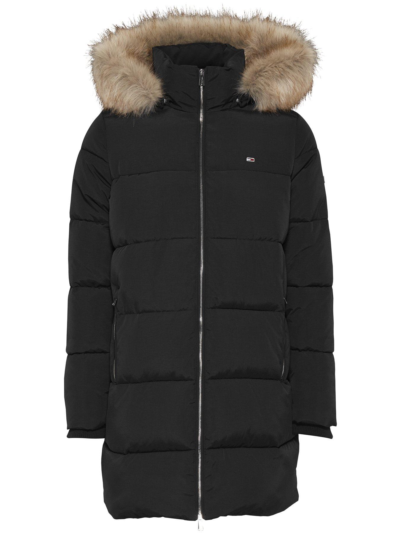 Tommy Jeans Modern Padded Coat - Black 