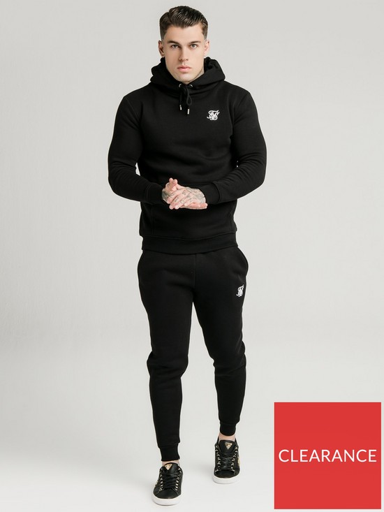 stillFront image of sik-silk-muscle-fit-jogger-black