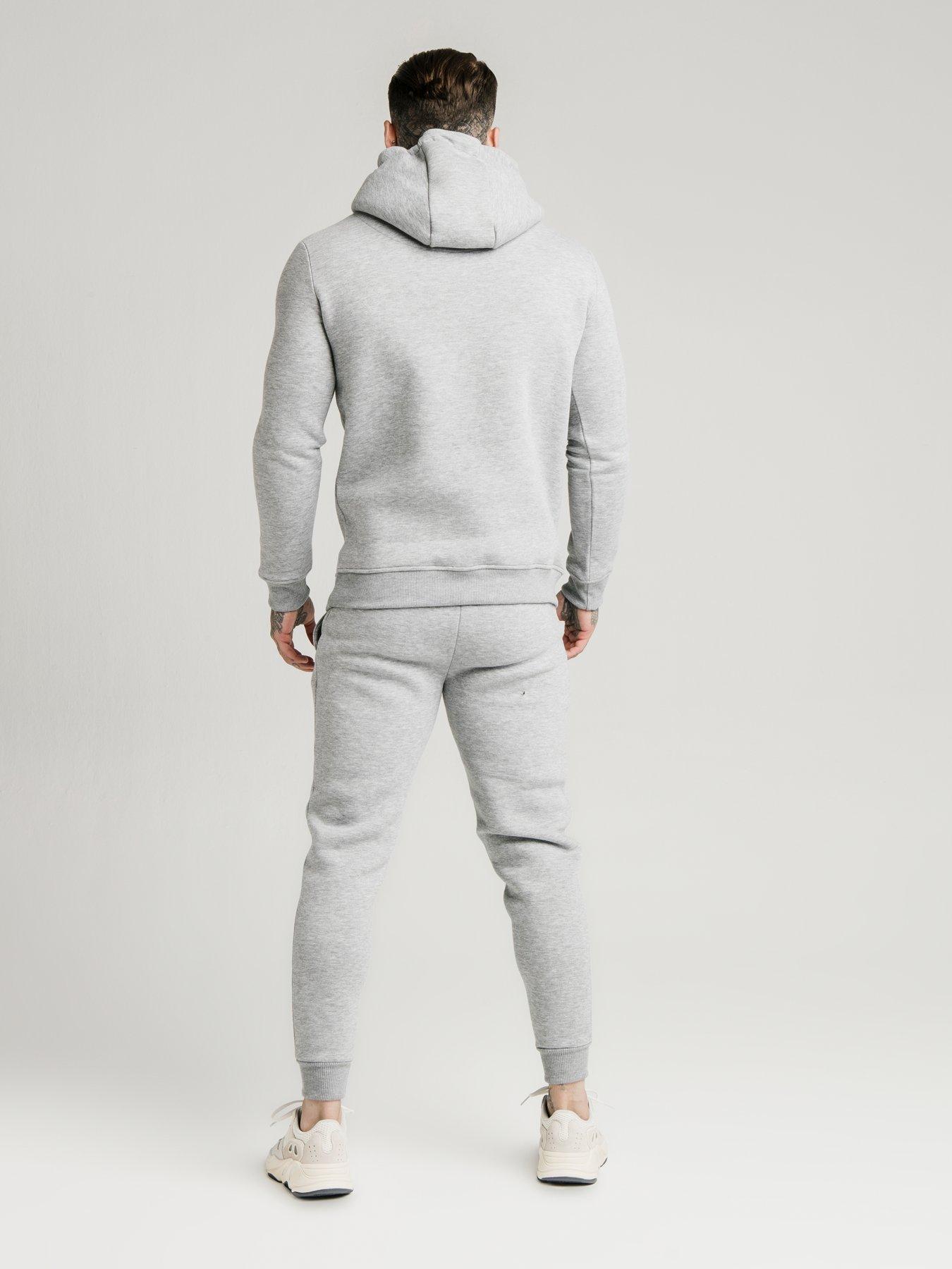 siksilk muscle fit overhead hoodie