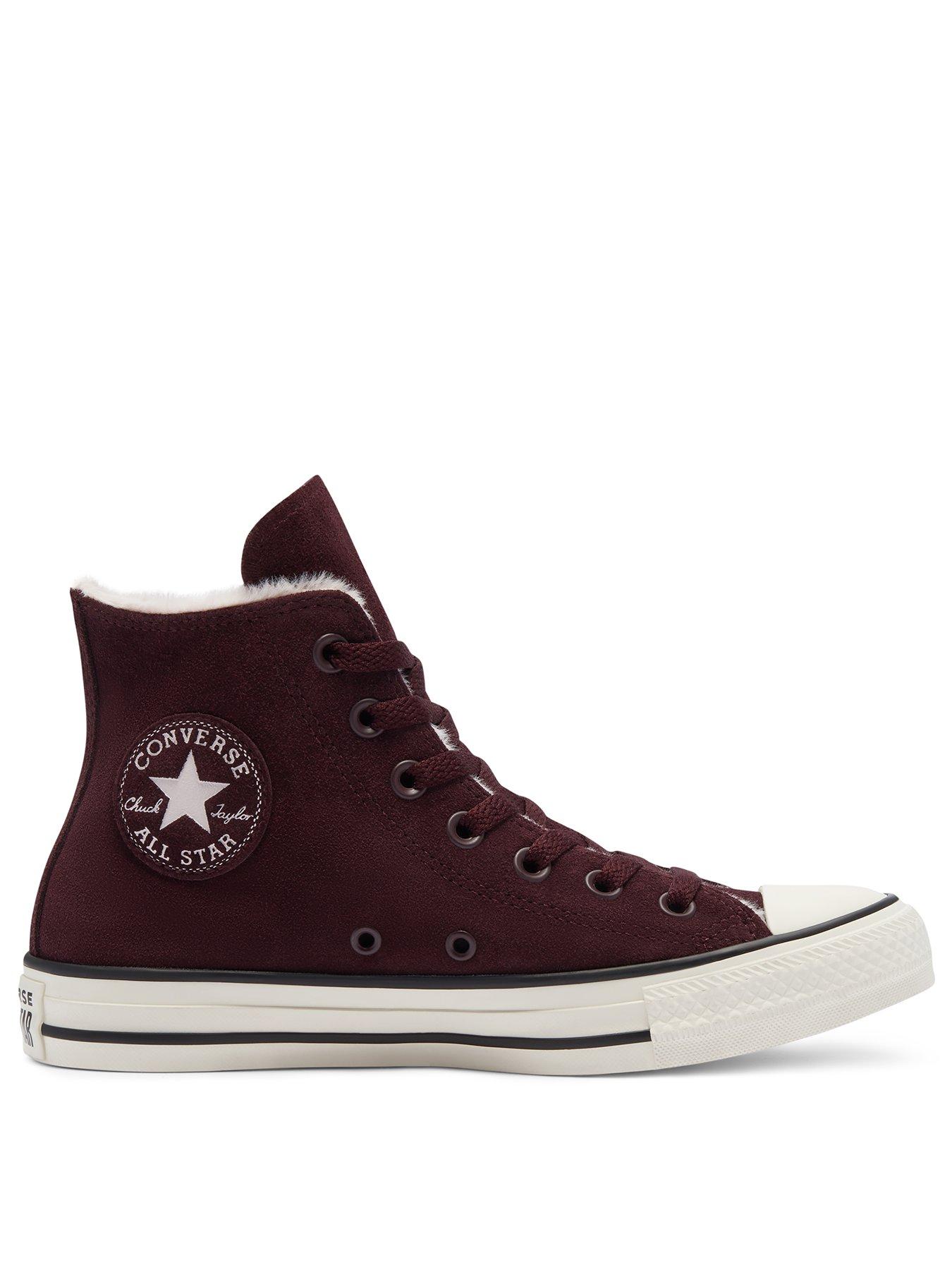 high top red converse womens