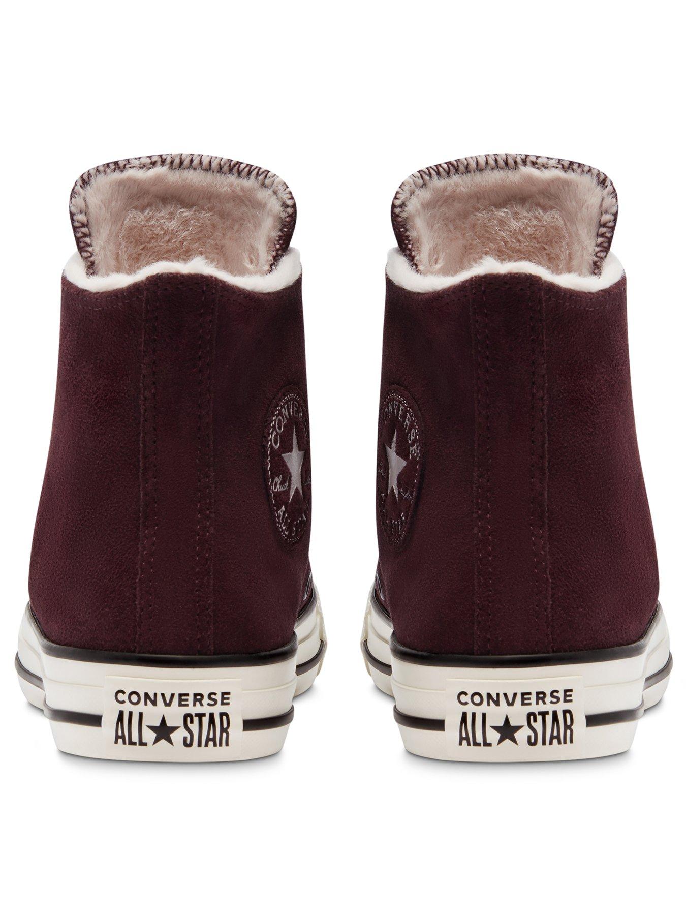 converse sheepskin lined