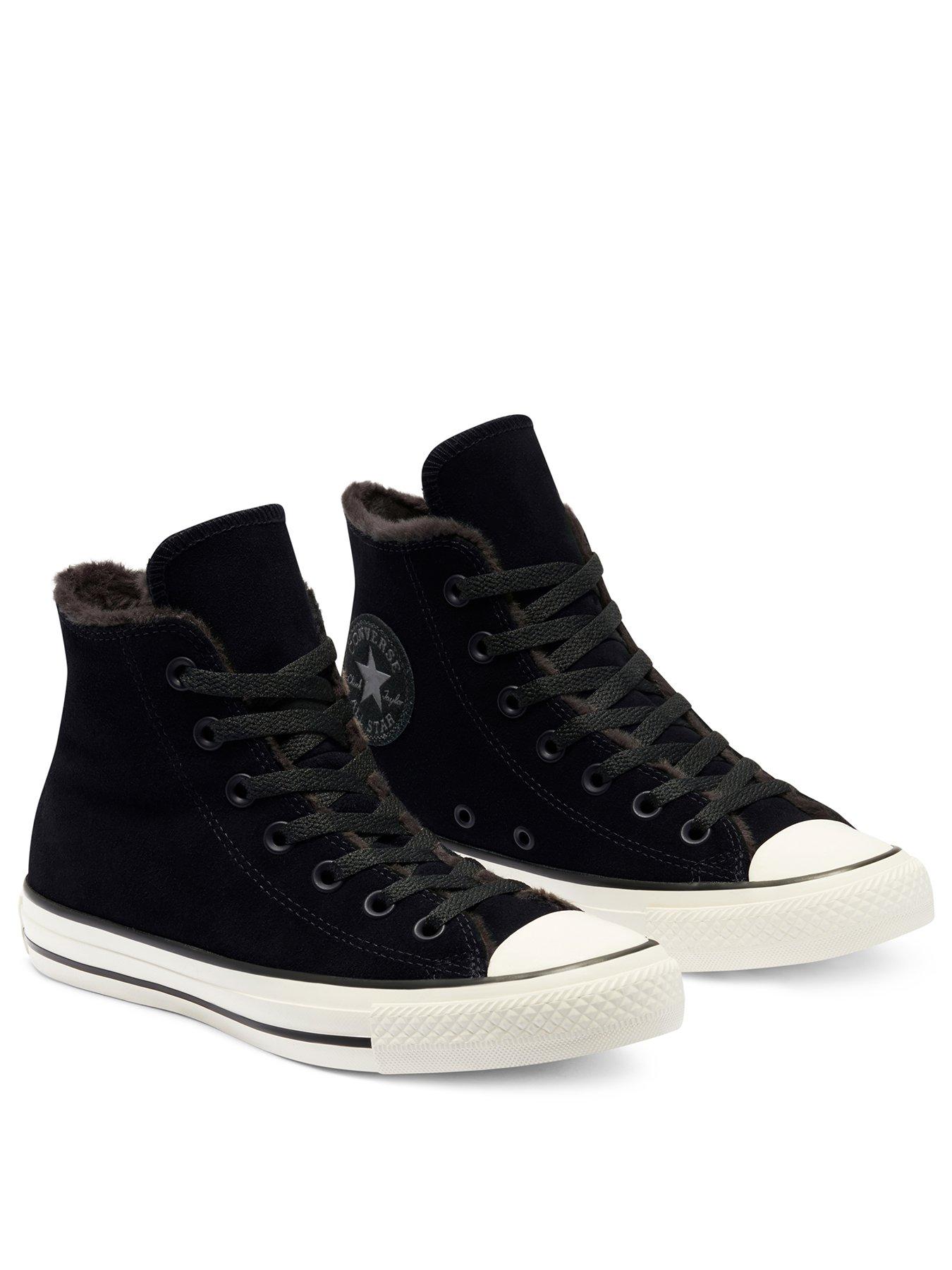 fur lined converse boots uk