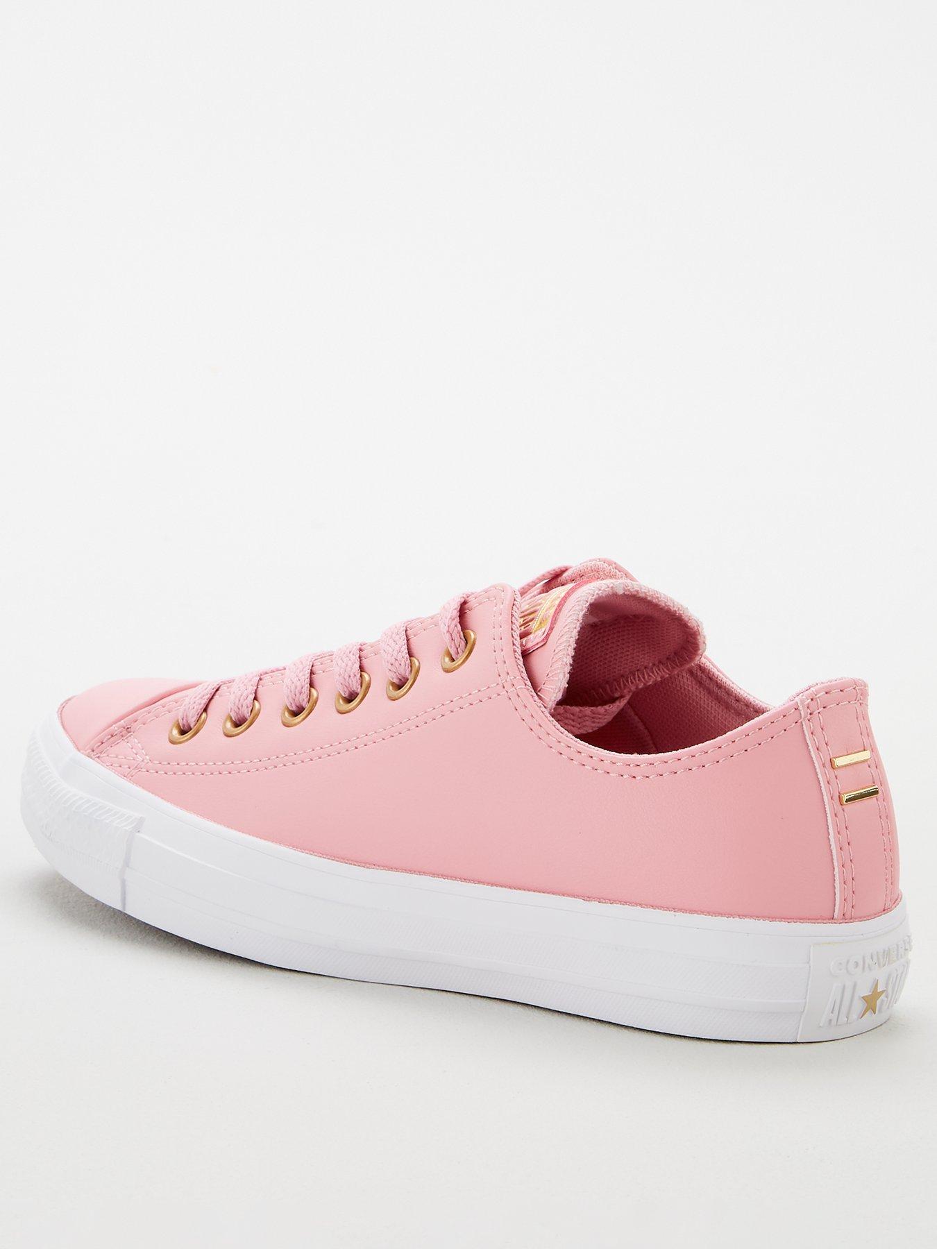 pink leather converse uk