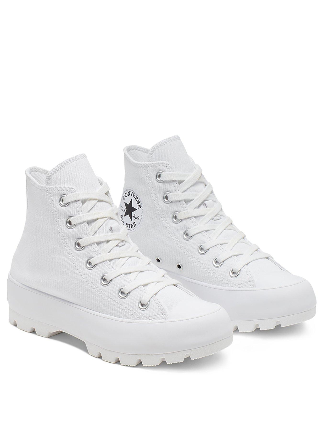 chuck taylor lugged white