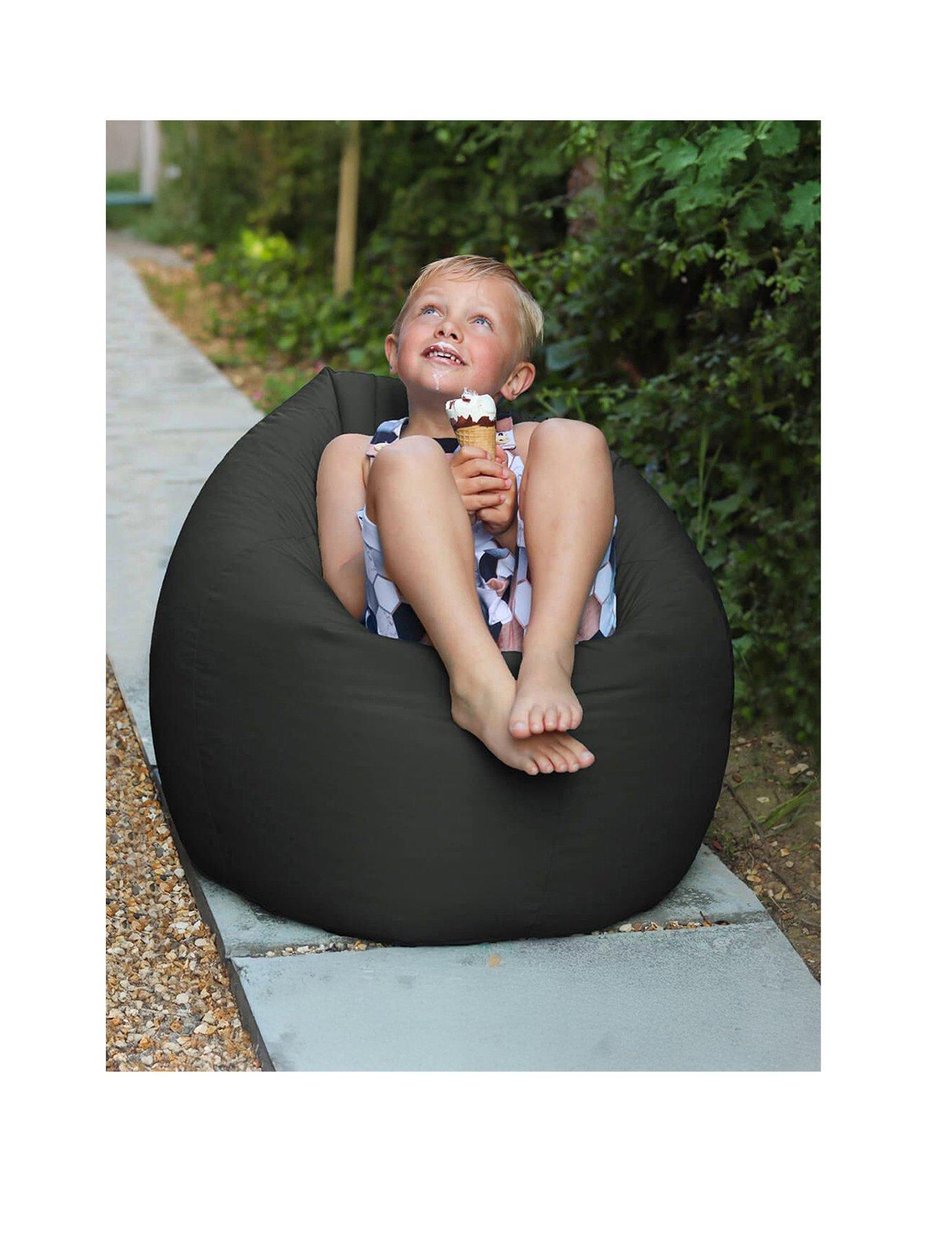 rucomfy Kids Classic Indoor/Outdoor Beanbag in Grey