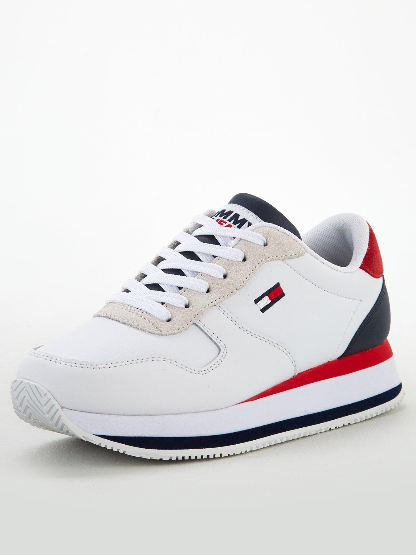 womens navy tommy hilfiger trainers