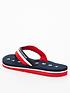  image of tommy-hilfiger-thong-beach-sandals-navy