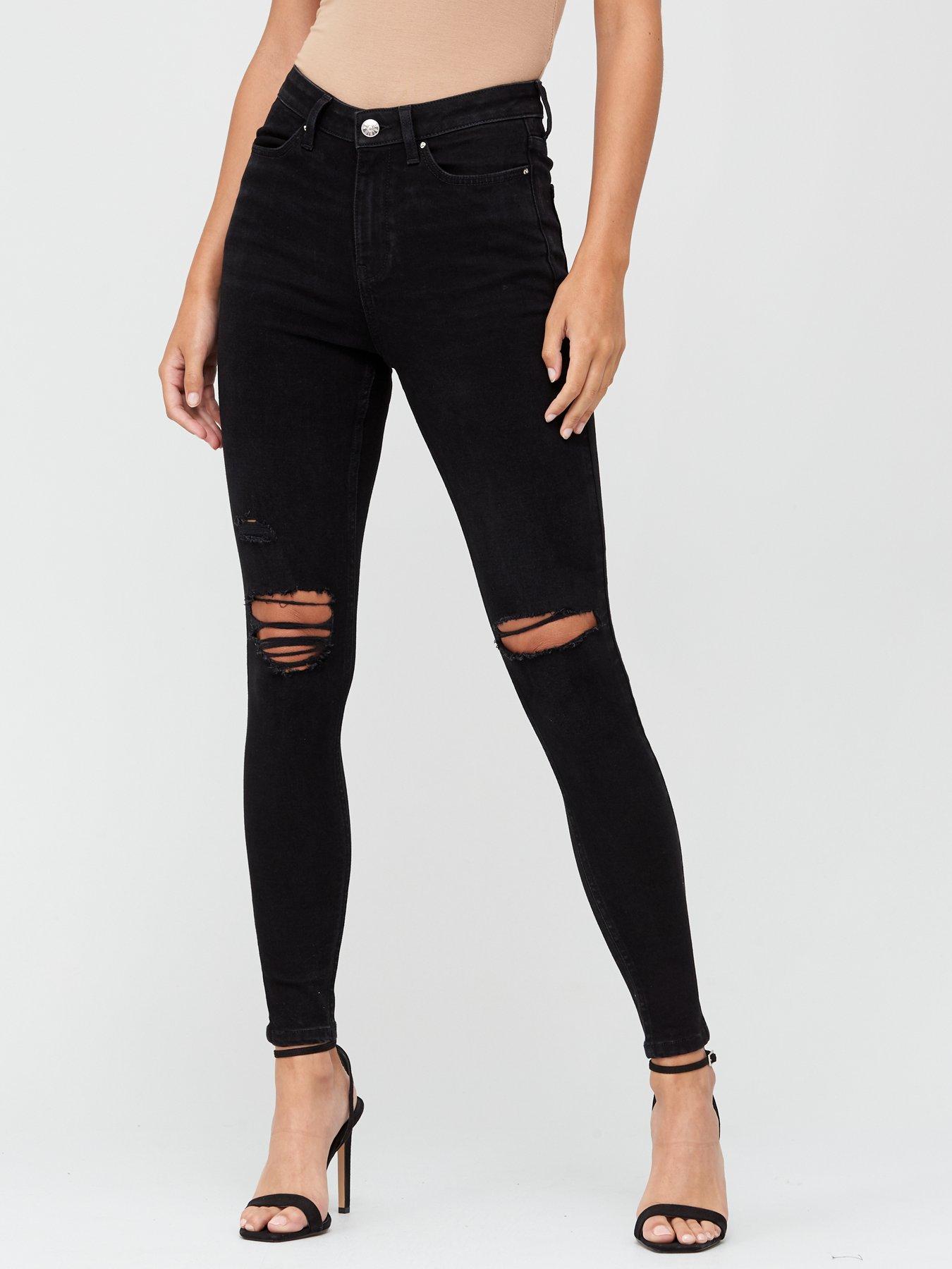 ladies ripped jeans uk