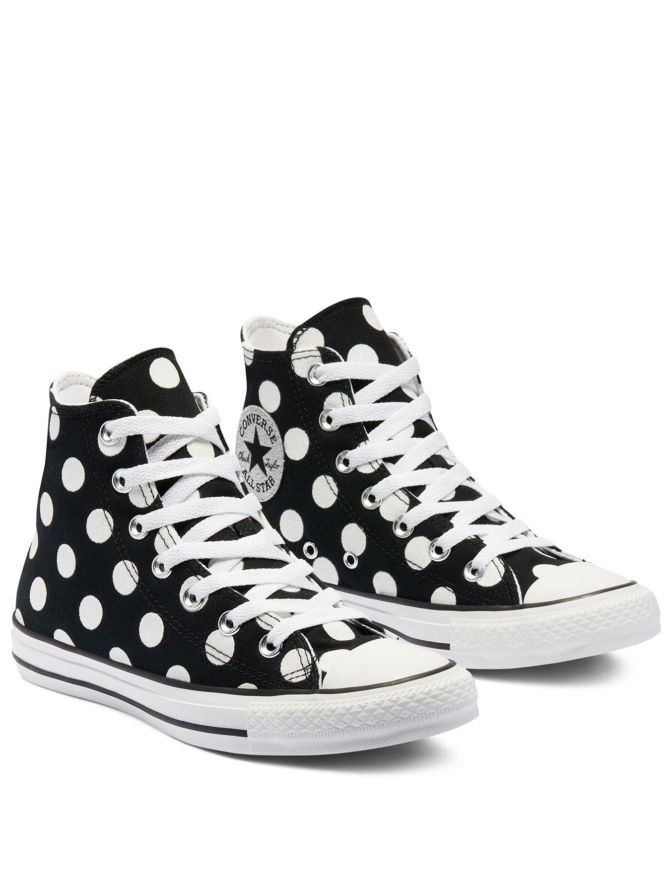 black high top converse size 3